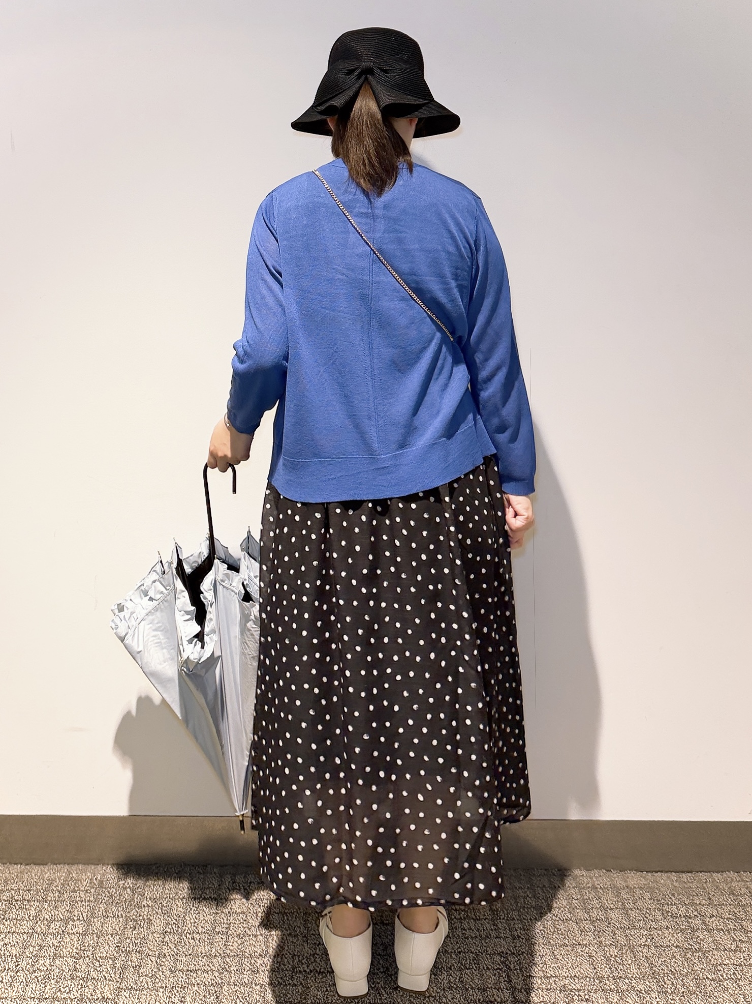 みーさんの「grove｜高評価！【接触冷感／UVカットetc】ベーシックショートカーディガン」を使ったコーディネート