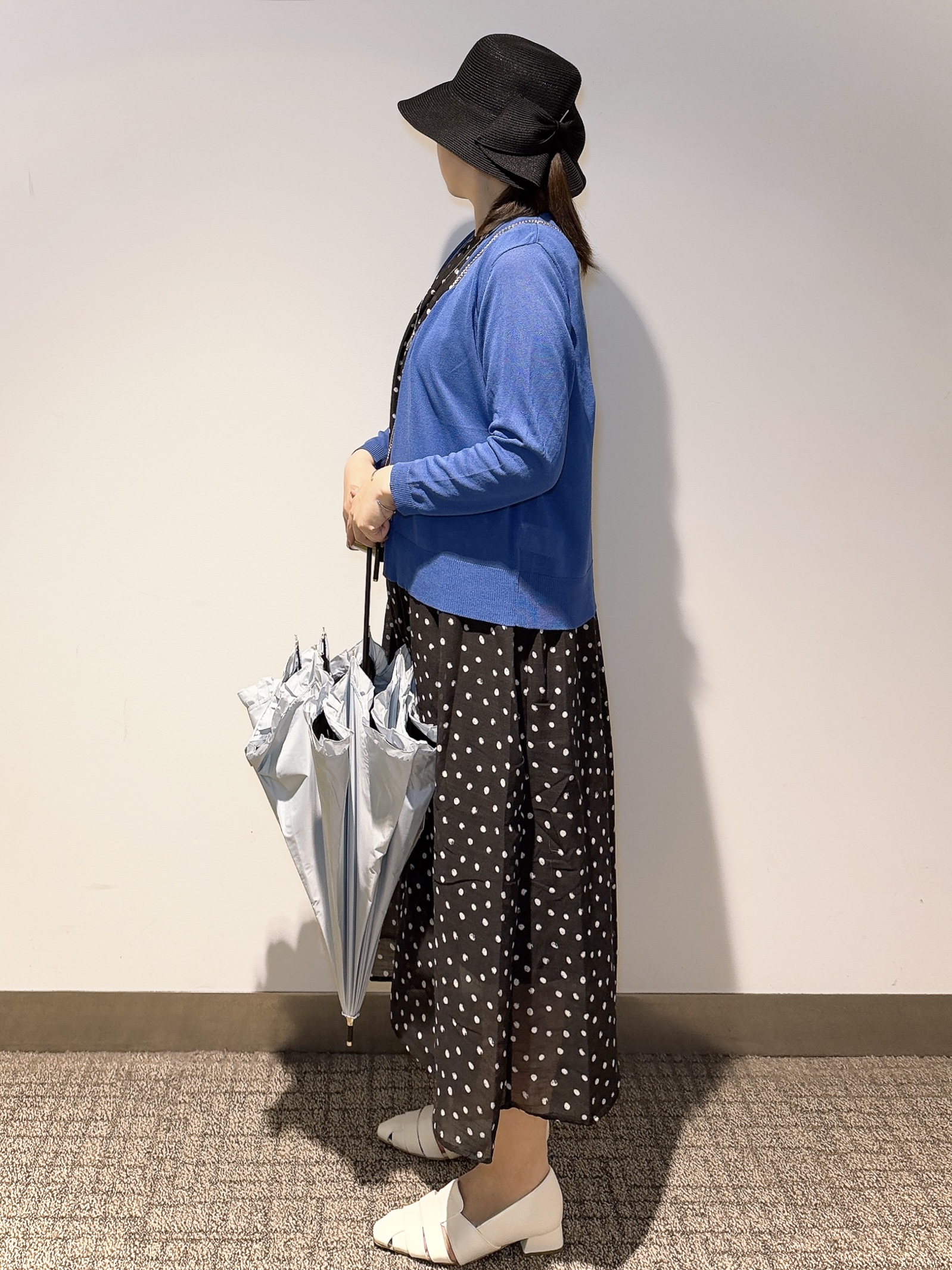 みーさんの「grove｜高評価！【接触冷感／UVカットetc】ベーシックショートカーディガン」を使ったコーディネート