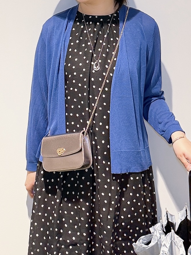 みーさんの「grove｜高評価！【接触冷感／UVカットetc】ベーシックショートカーディガン」を使ったコーディネート