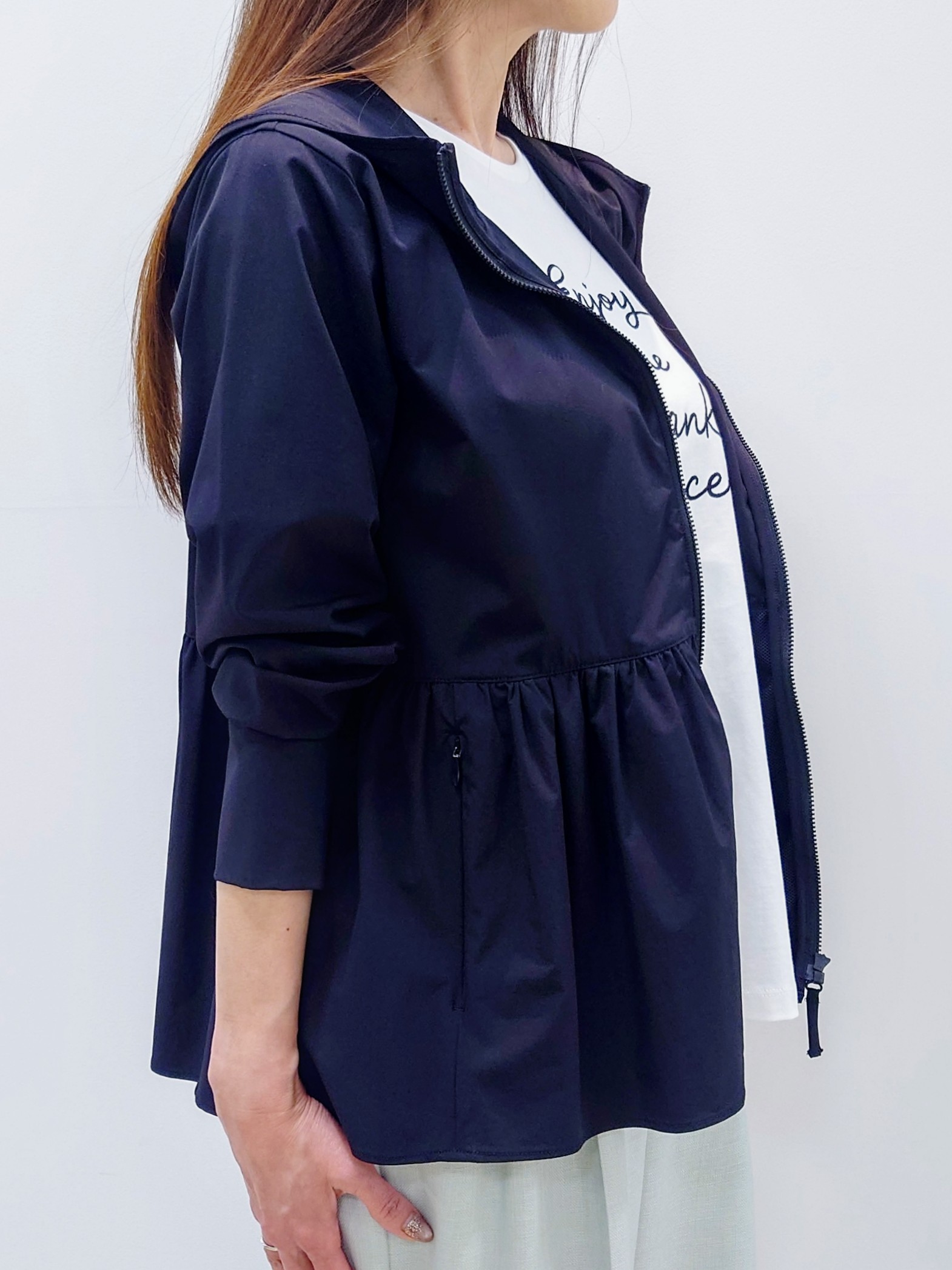yoshiさんの「Reflect｜【UVカット／接触冷感】ラッシュガードパーカー」を使ったコーディネート