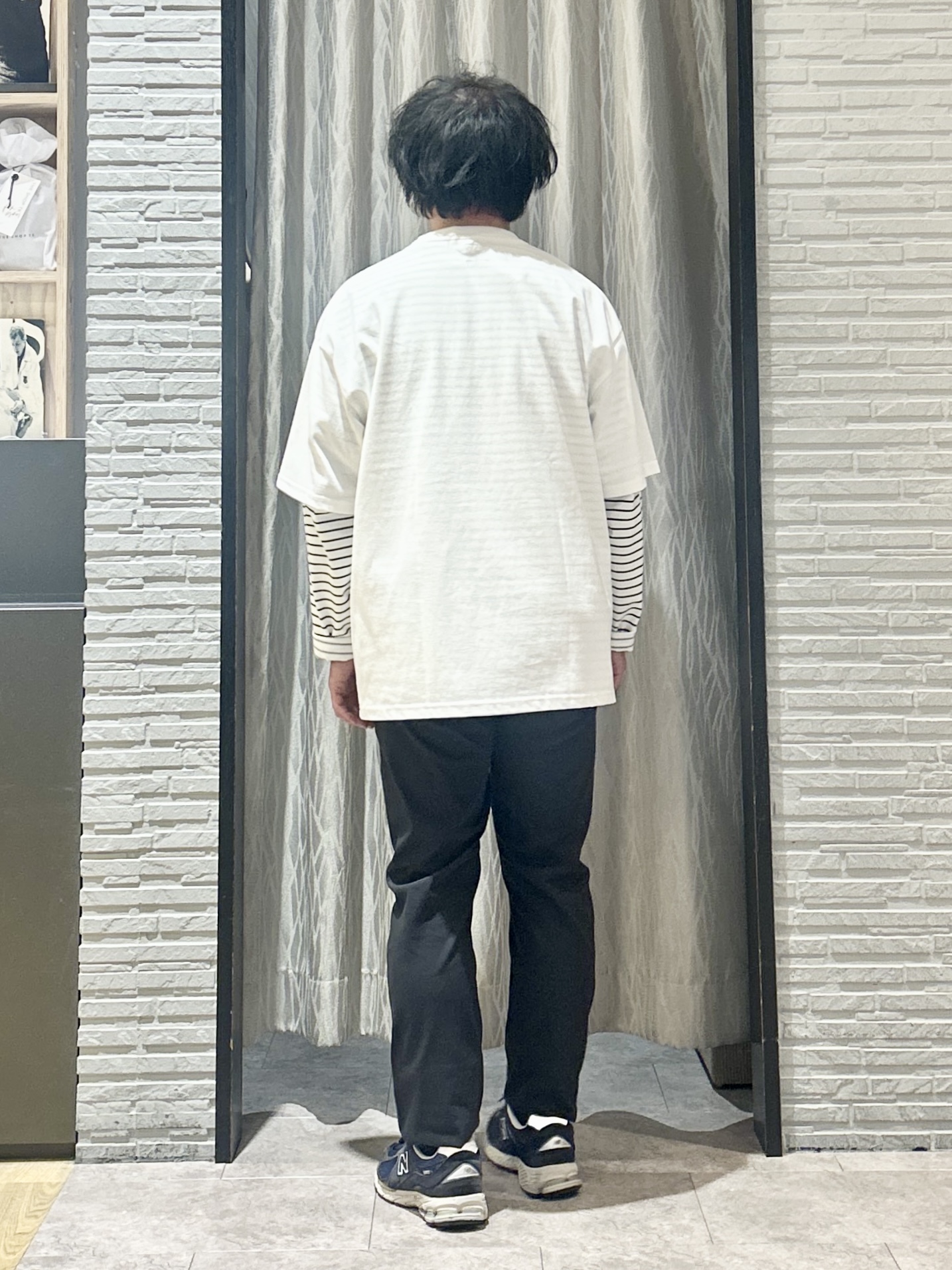KENJI Iさんの「THE SHOP TK｜クマ サガラ刺繍 半袖Tシャツ 【洗濯機OK】」を使ったコーディネート