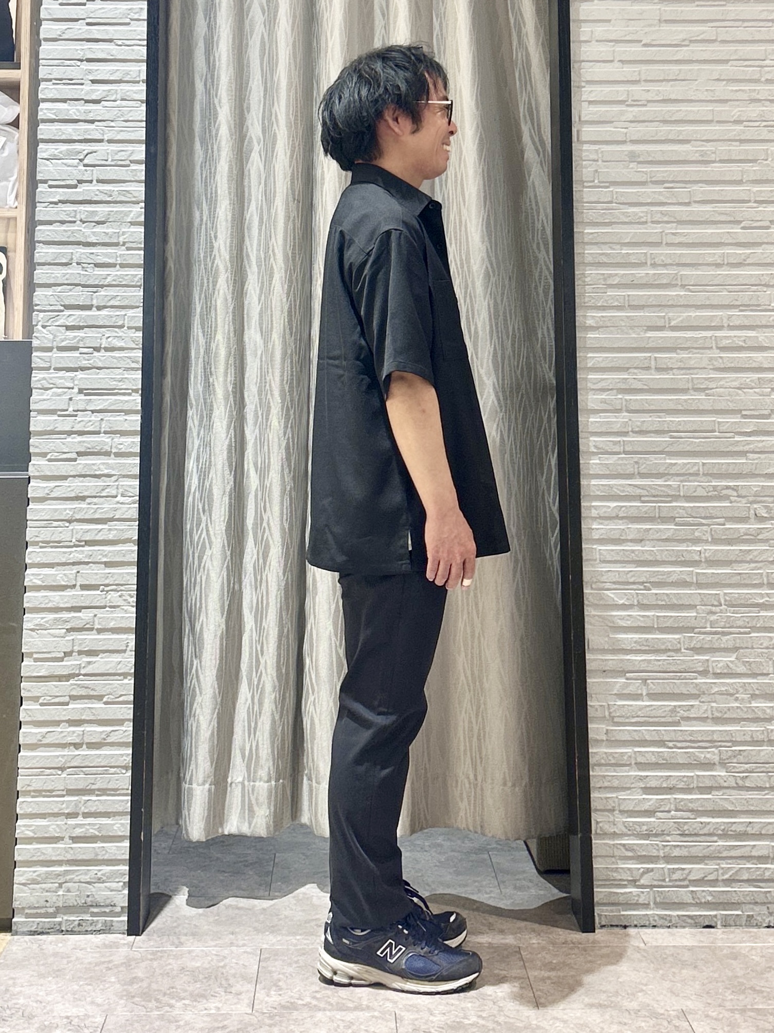 KENJI Iさんの「THE SHOP TK｜LITE TEX ダブルフラップ半袖シャツ 接触冷感/吸水速乾/UVカット/アンチピリング/イージー」を使ったコーディネート