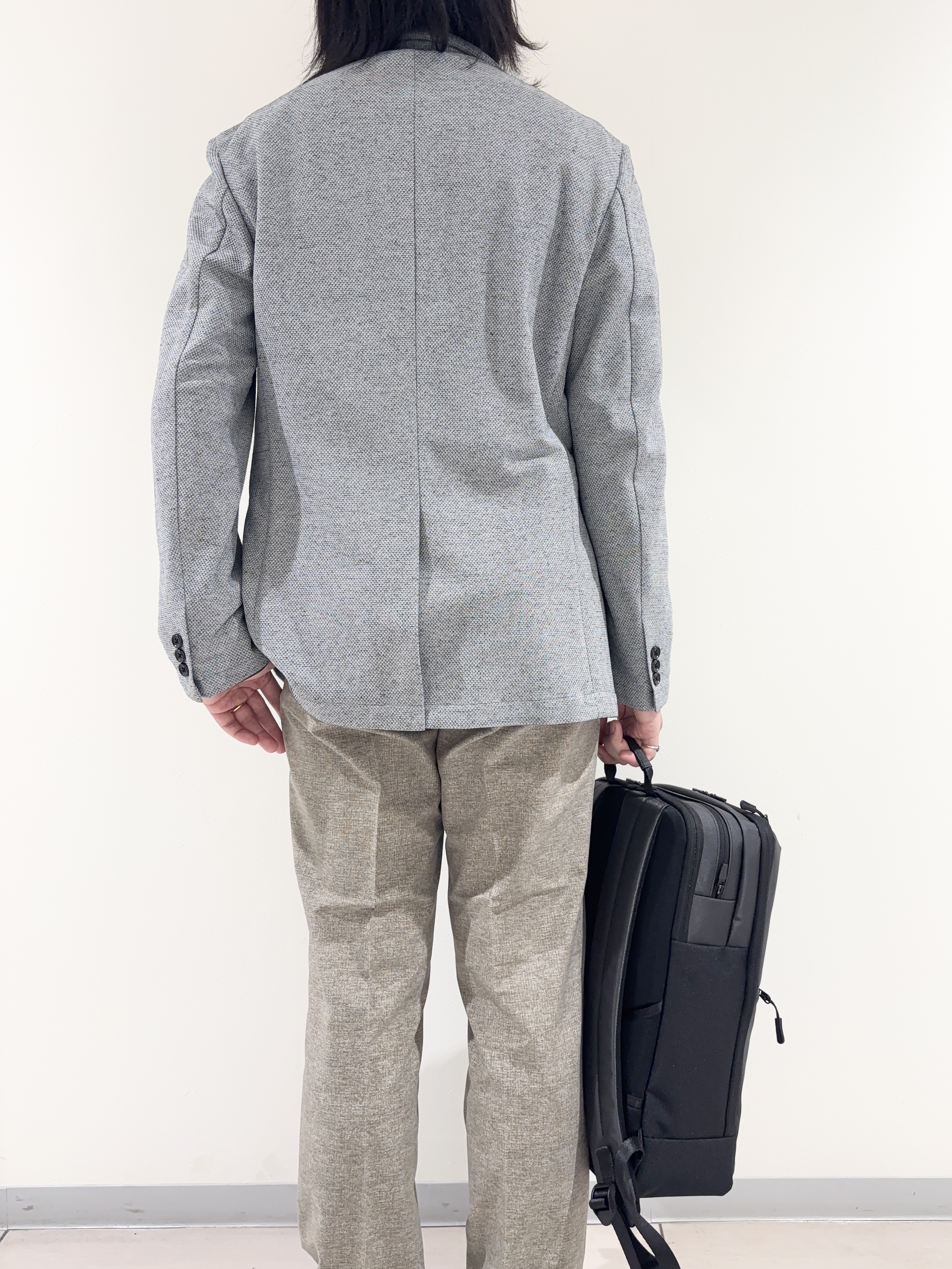 及川さんの「TAKEO KIKUCHI｜【抗菌防臭】CALCULO（R）ジャージ ジャケット」を使ったコーディネート