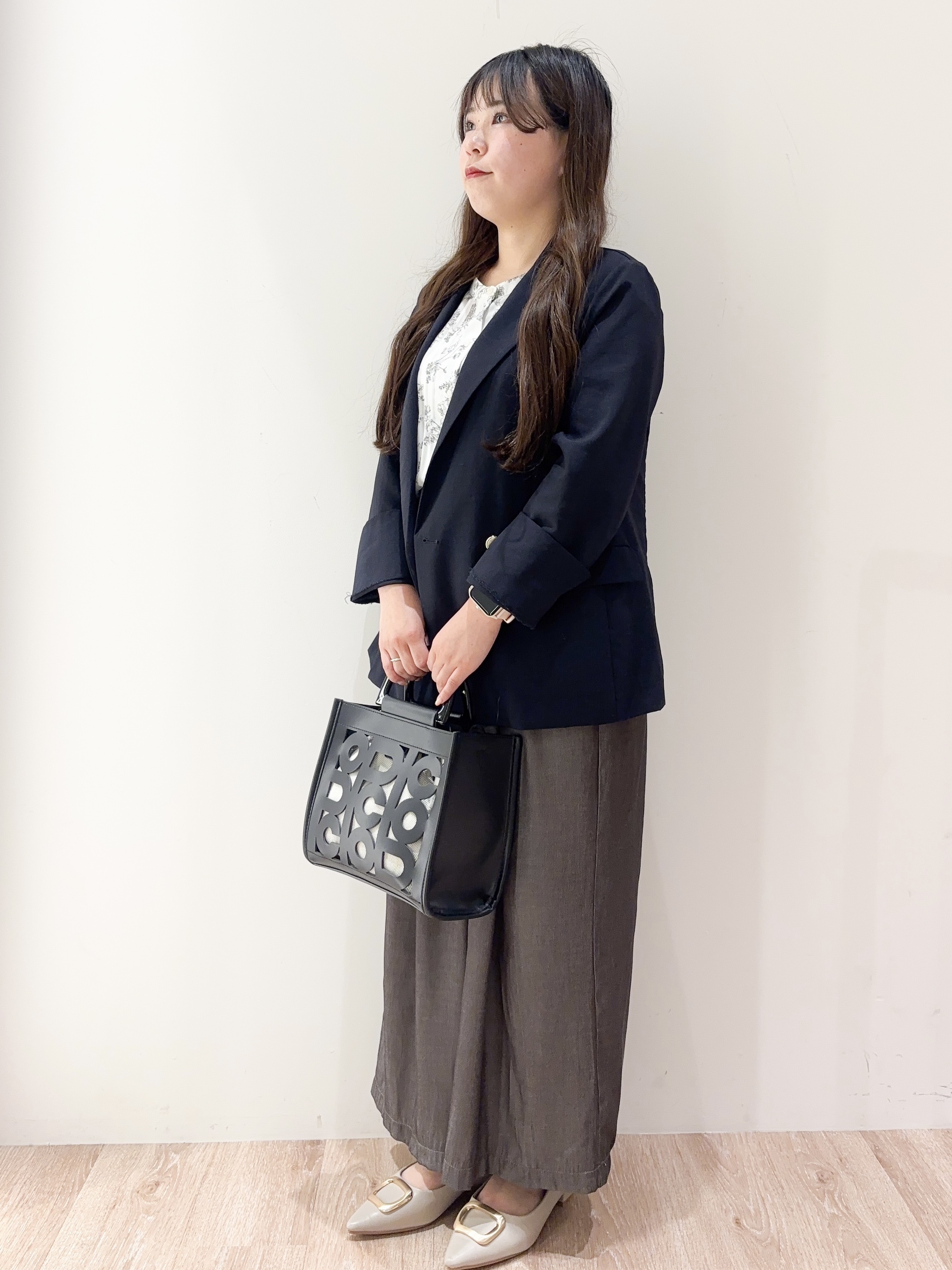 hinachiさんの「OPAQUE.CLIP｜《再入荷》ダブルブレストテーラードジャケット【接触冷感／吸水速乾／イージーアイロン／防シワ／洗濯機O」を使ったコーディネート