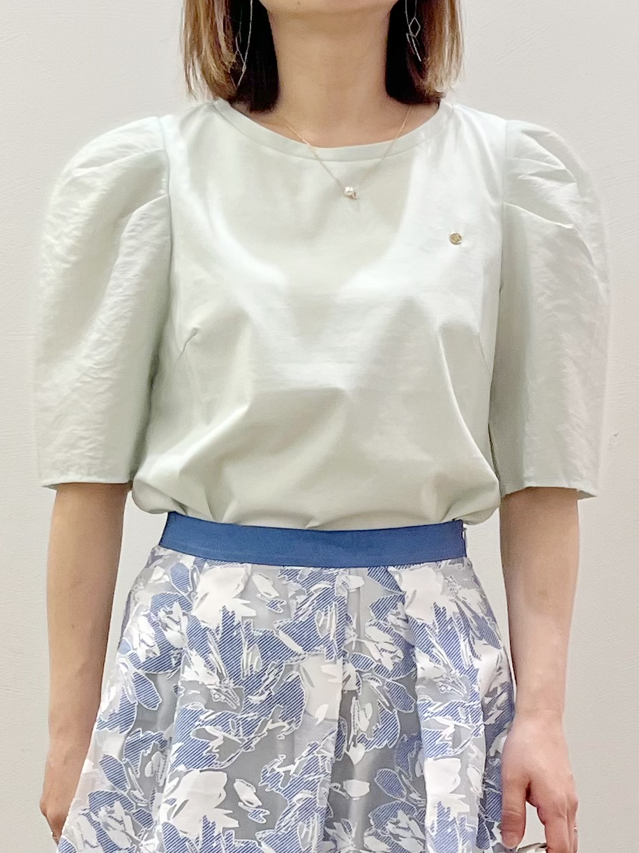 kcさんの「OPAQUE.CLIP｜【UVケア／接触冷感】シアータックスリーブドッキングTシャツ《洗濯機OK》」を使ったコーディネート