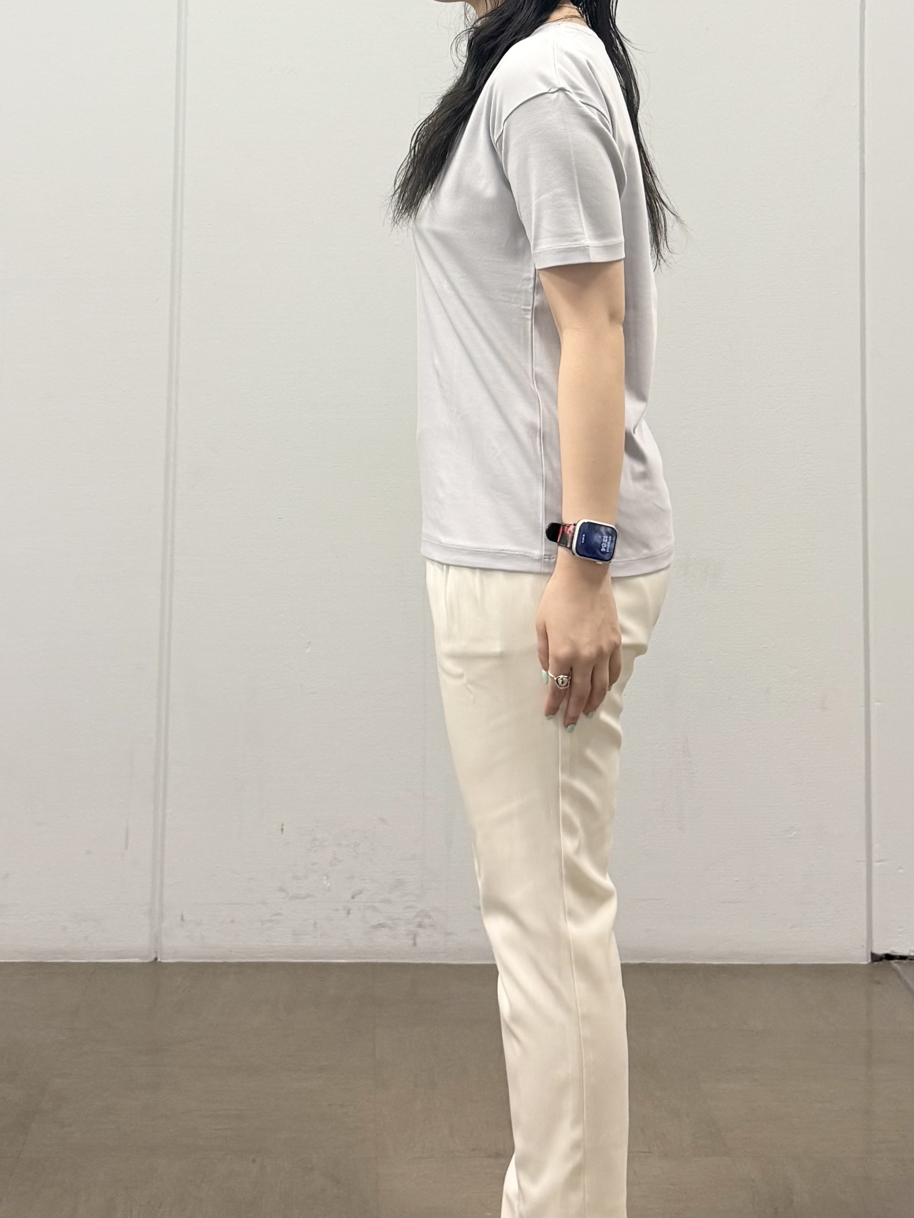 mizukiさんの「INDIVI｜【UVケア／選べるグラフィック】スムースジャージTシャツ」を使ったコーディネート