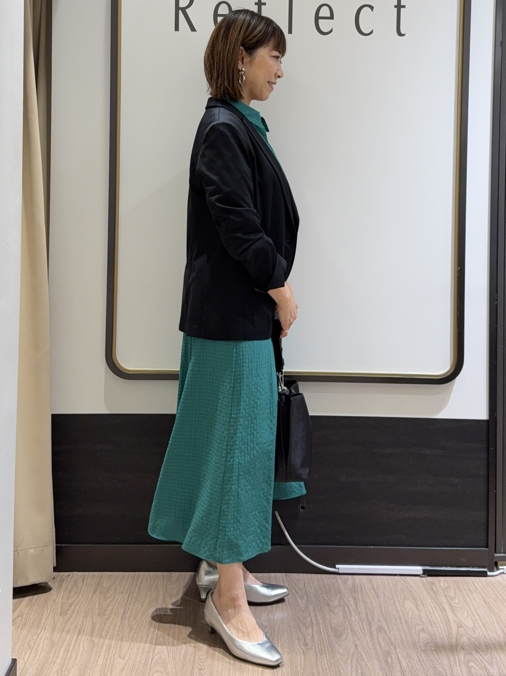 nekoさんの「Reflect｜【SS-4Lサイズ／UVカット／接触冷感】匠ジャケット／ロングテーラード」を使ったコーディネート