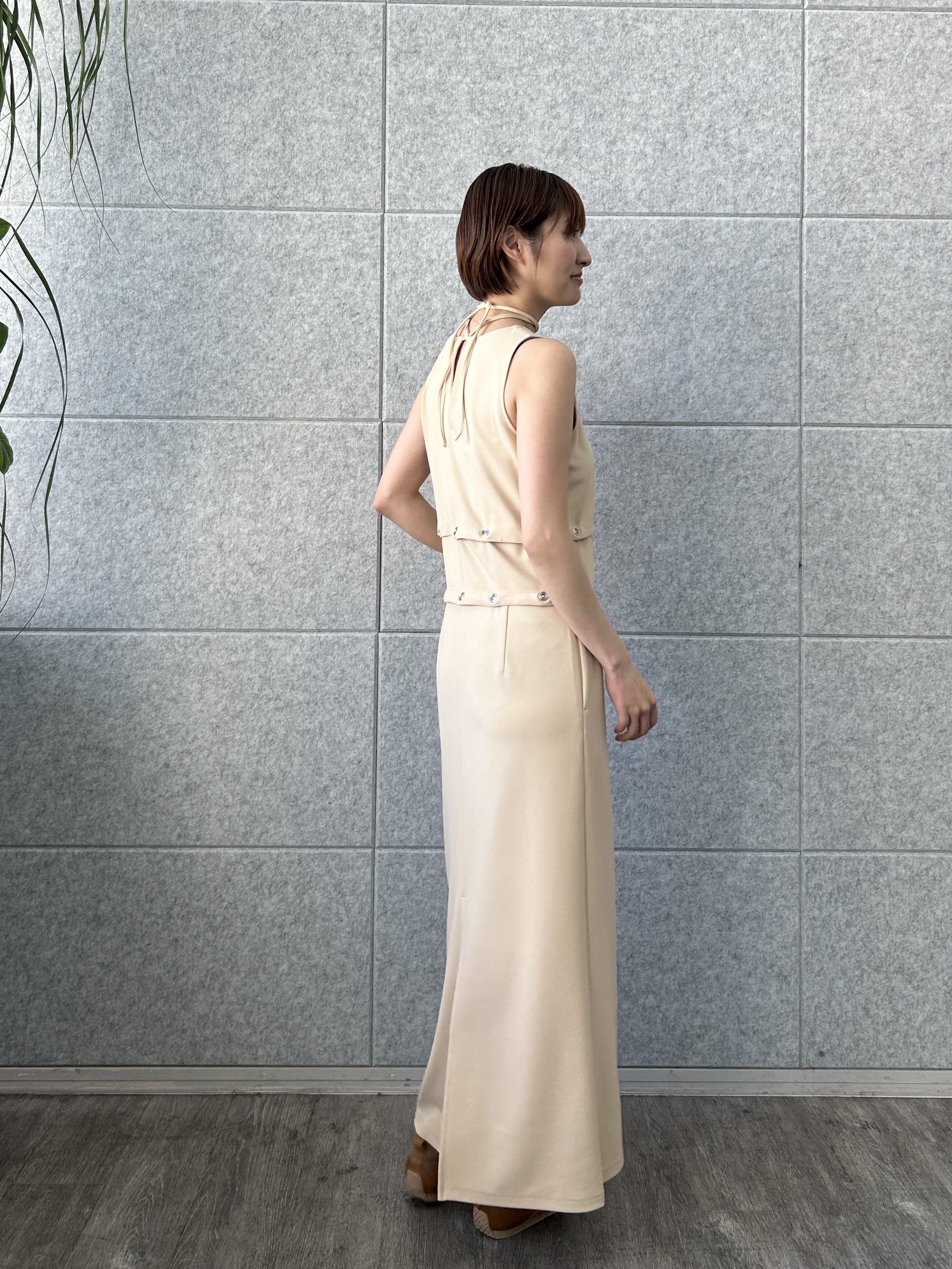harunaさんの「CODE A｜modular split dress」を使ったコーディネート