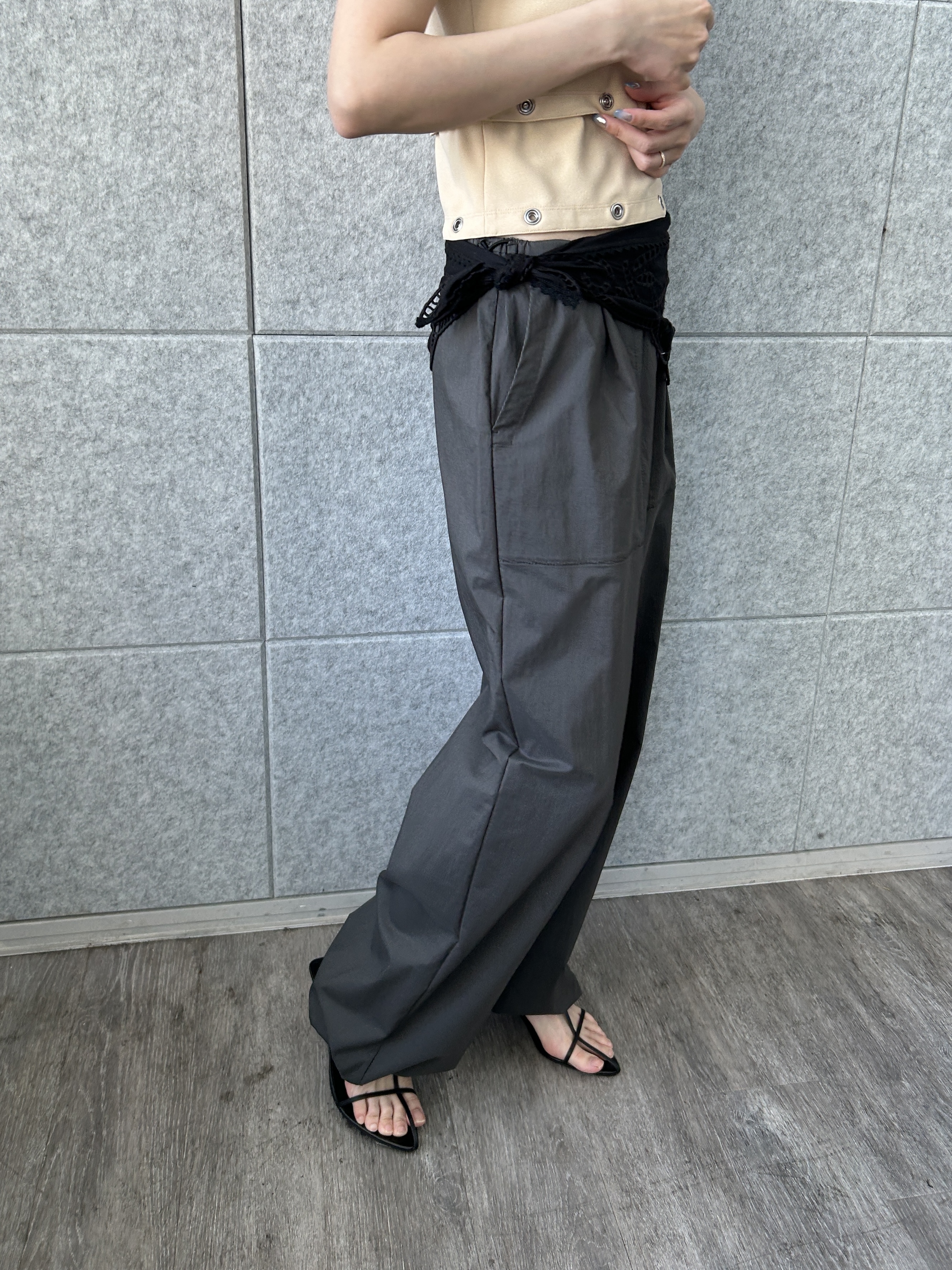 harunaさんの「CODE A｜modular split dress」を使ったコーディネート