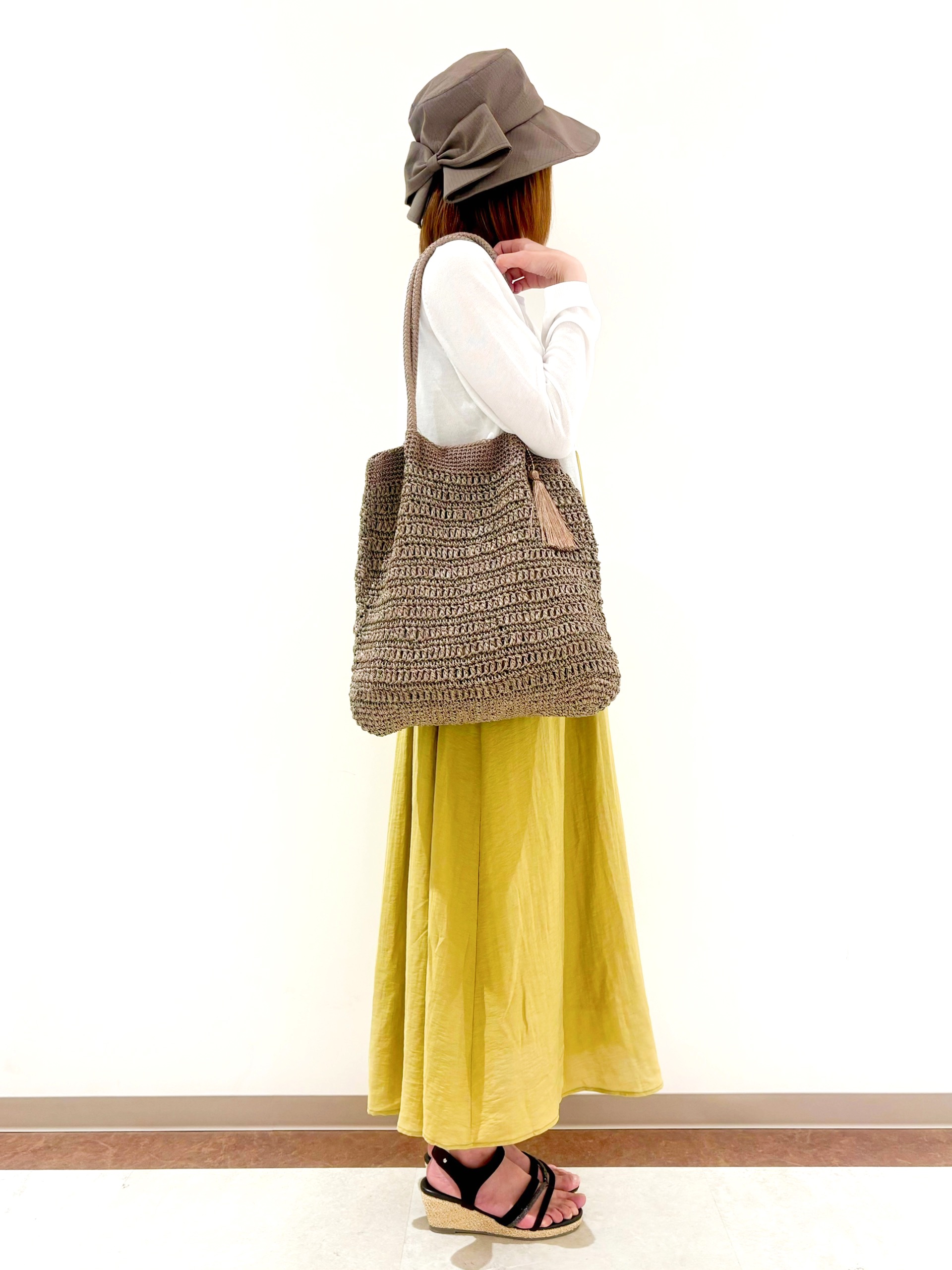miさんの「grove｜高評価！【接触冷感／UVカットetc】ベーシックショートカーディガン」を使ったコーディネート