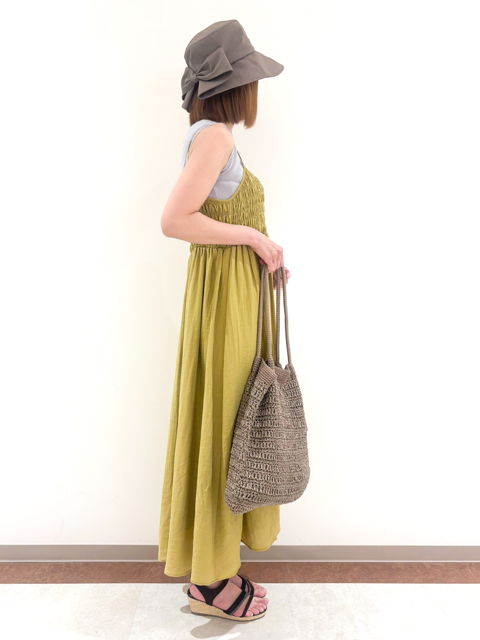 miさんの「grove｜高評価！【接触冷感／UVカットetc】ベーシックショートカーディガン」を使ったコーディネート