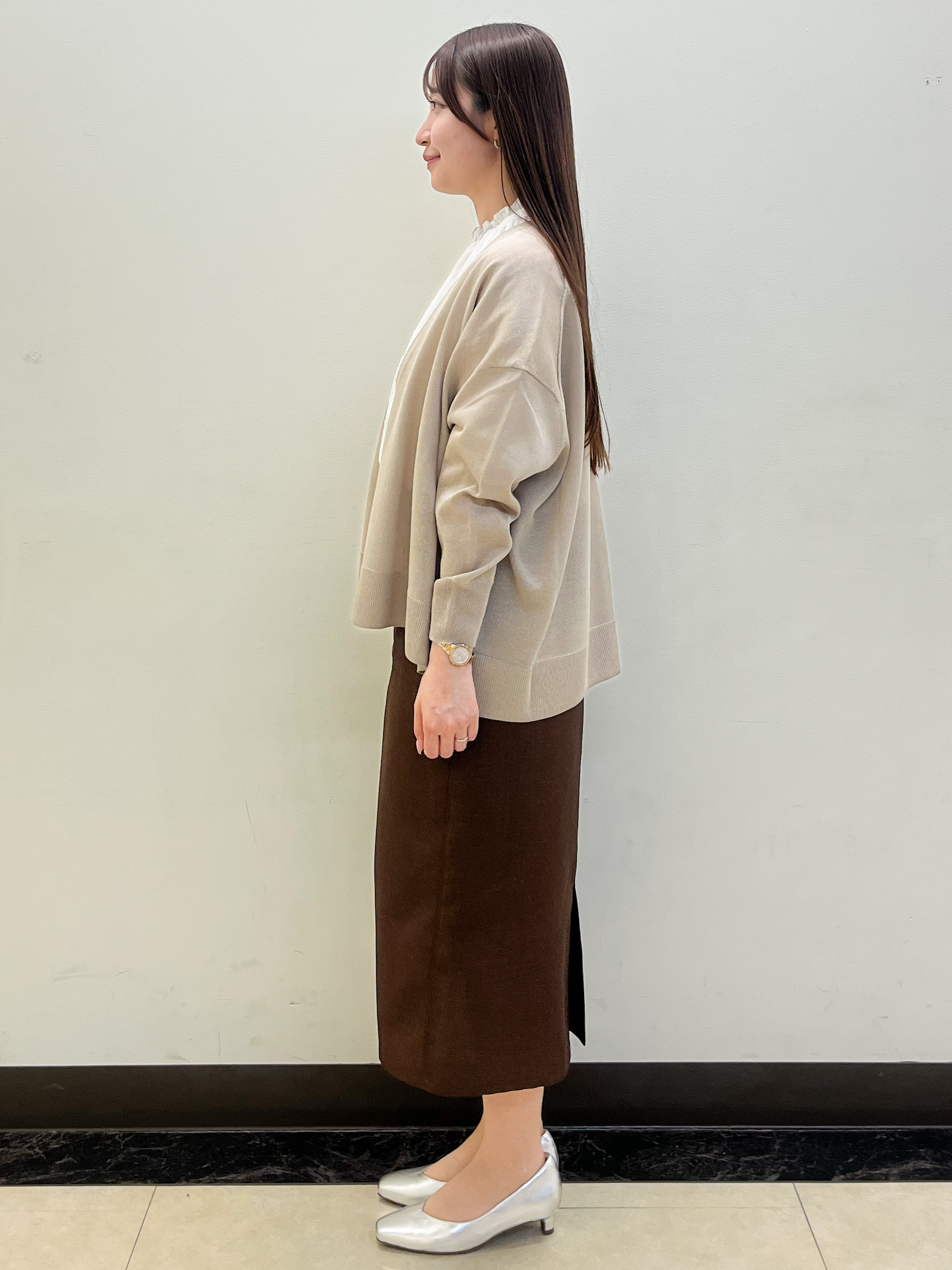 mikikoさんの「Reflect｜【冷房対策に◎】すっきり見え着流しカーディガン」を使ったコーディネート