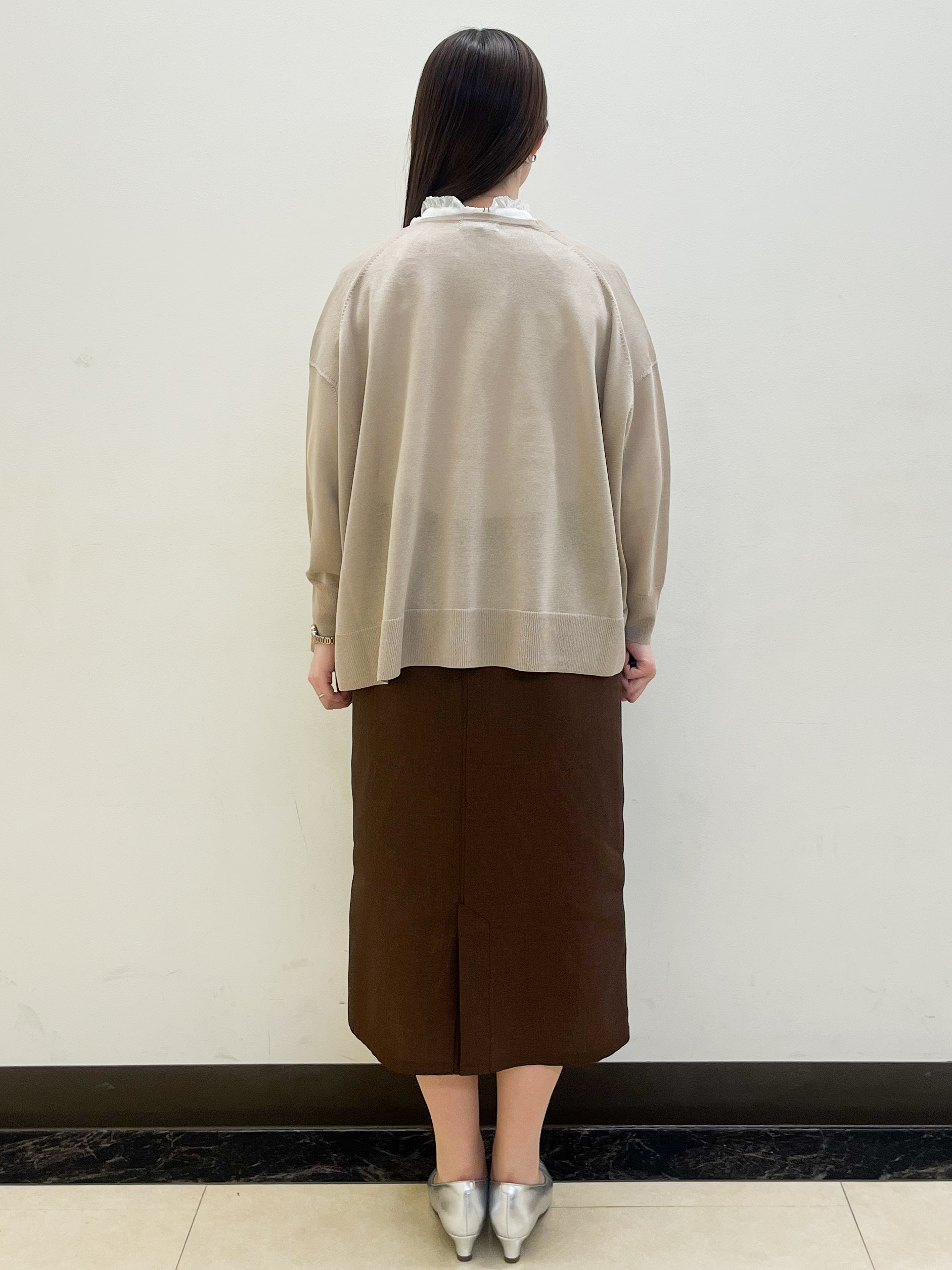 mikikoさんの「Reflect｜【冷房対策に◎】すっきり見え着流しカーディガン」を使ったコーディネート