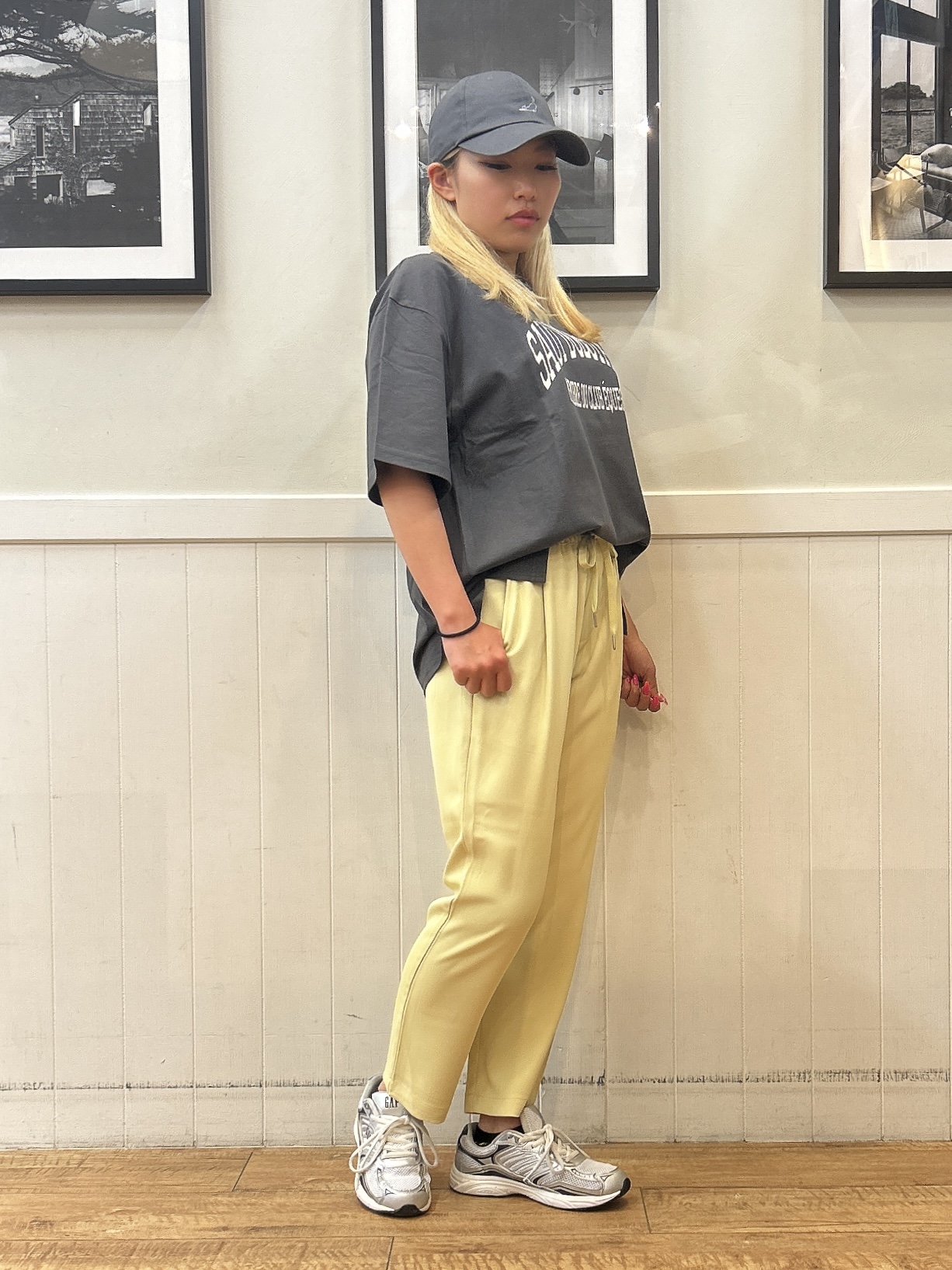 あんこさんの「SHOO･LA･RUE｜【綿100%/S-LL/プチプラ】ゆるシルエット シンプルTシャツ」を使ったコーディネート