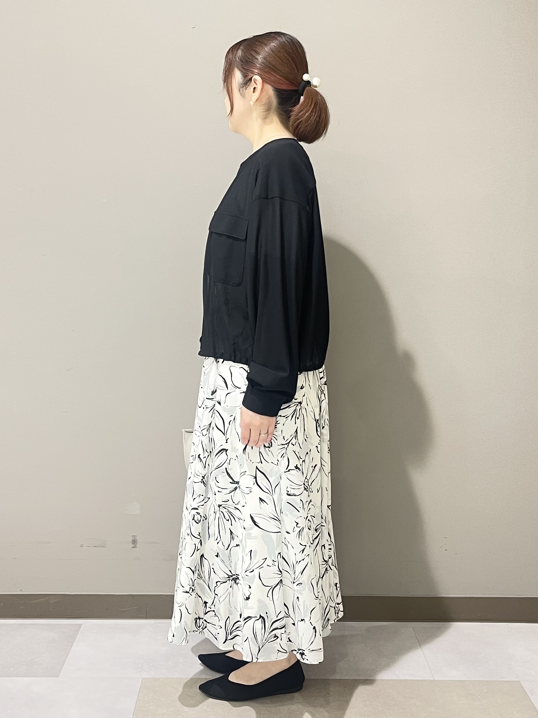 Tomoさんの「UNTITLED｜【古畑星夏さん着用/洗える】シアーブルゾン」を使ったコーディネート