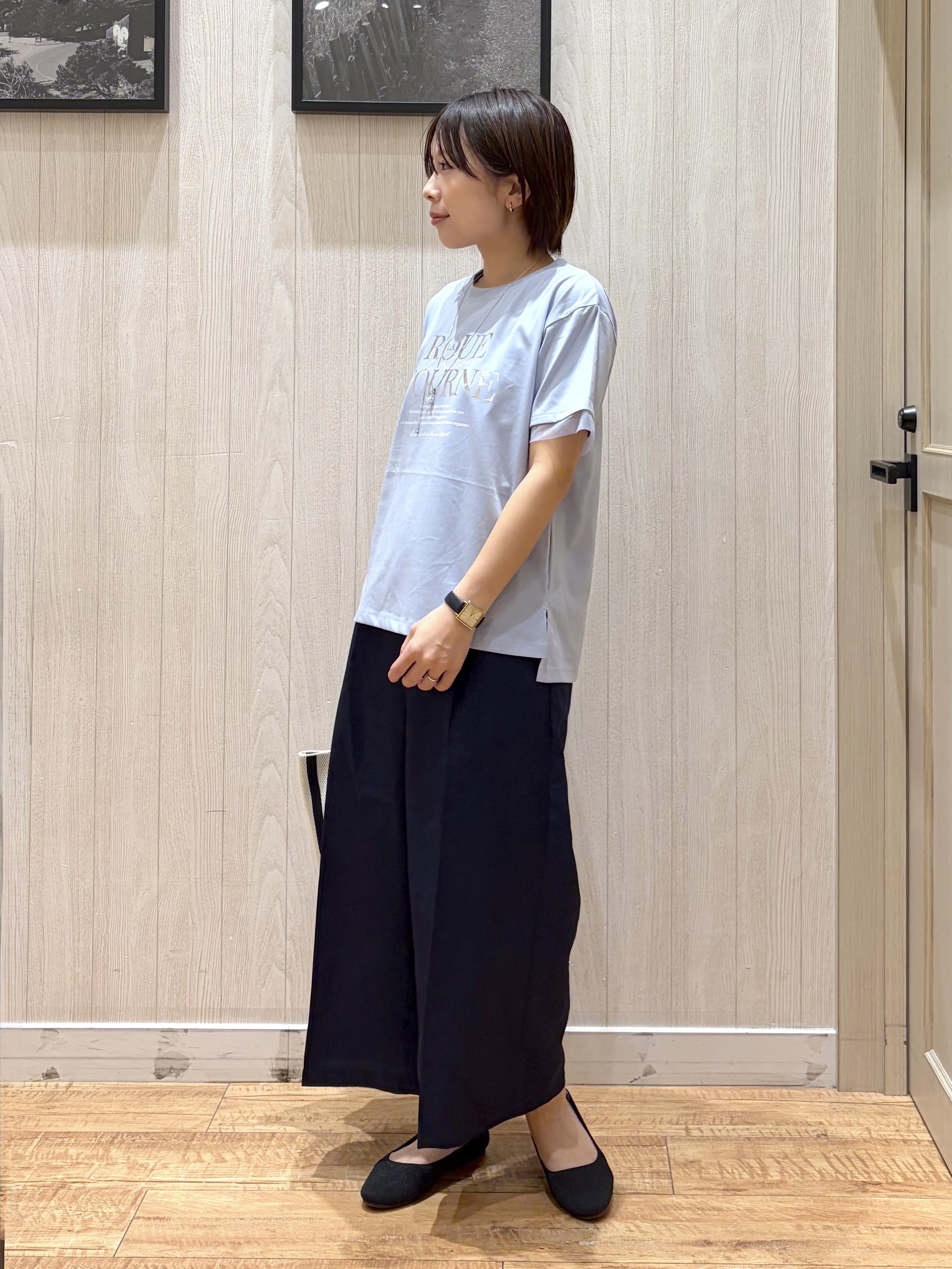 shirayuuuさんの「SHOO･LA･RUE｜【ひんやり/洗濯機可/S-LL】オンにもオフにも マルチに使えるボタンレスカーディガン」を使ったコーディネート