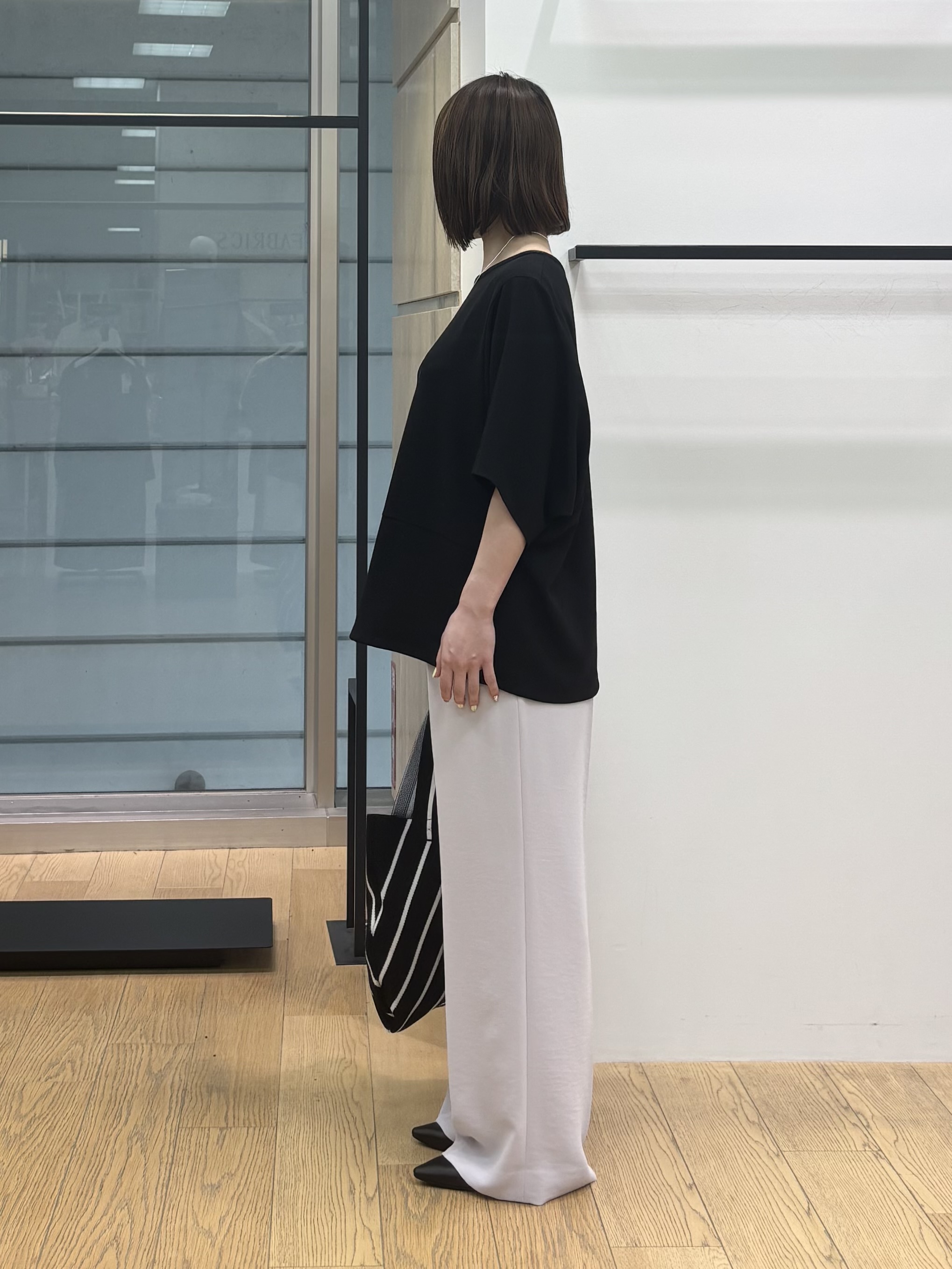 asamiさんの「INDIVI｜【洗える／2WAY／裾ドロスト付き】 ドルマンスリーブチュニックトップス」を使ったコーディネート