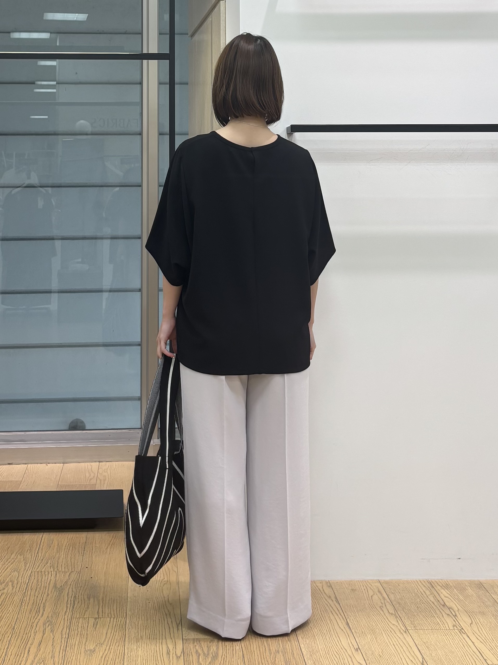 asamiさんの「INDIVI｜【洗える／2WAY／裾ドロスト付き】 ドルマンスリーブチュニックトップス」を使ったコーディネート