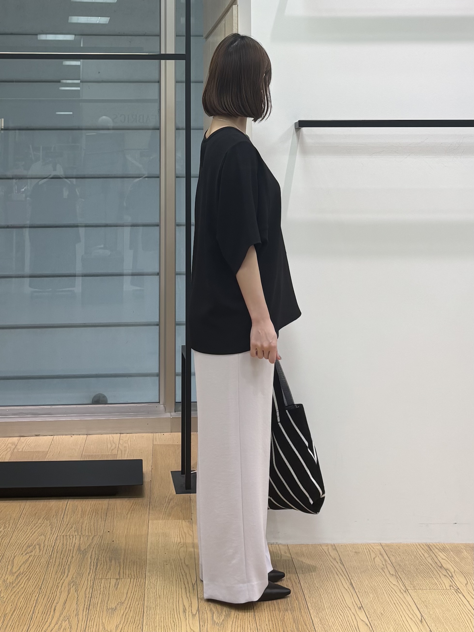 asamiさんの「INDIVI｜【洗える／2WAY／裾ドロスト付き】 ドルマンスリーブチュニックトップス」を使ったコーディネート