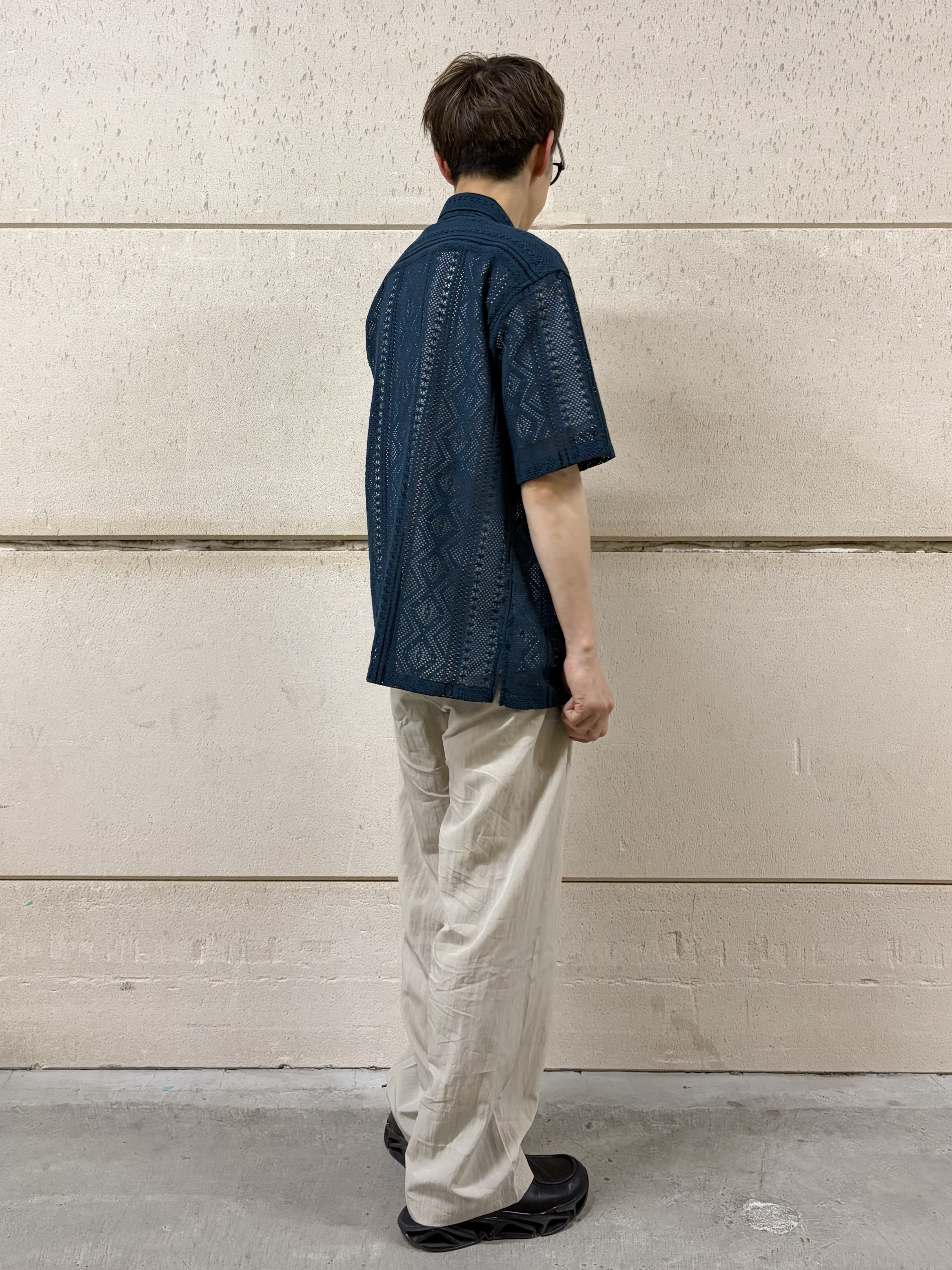 つーじーさんの「THE SHOP TK｜【2点セット】クラフトレース 半袖シャツ＋半袖Tシャツ」を使ったコーディネート