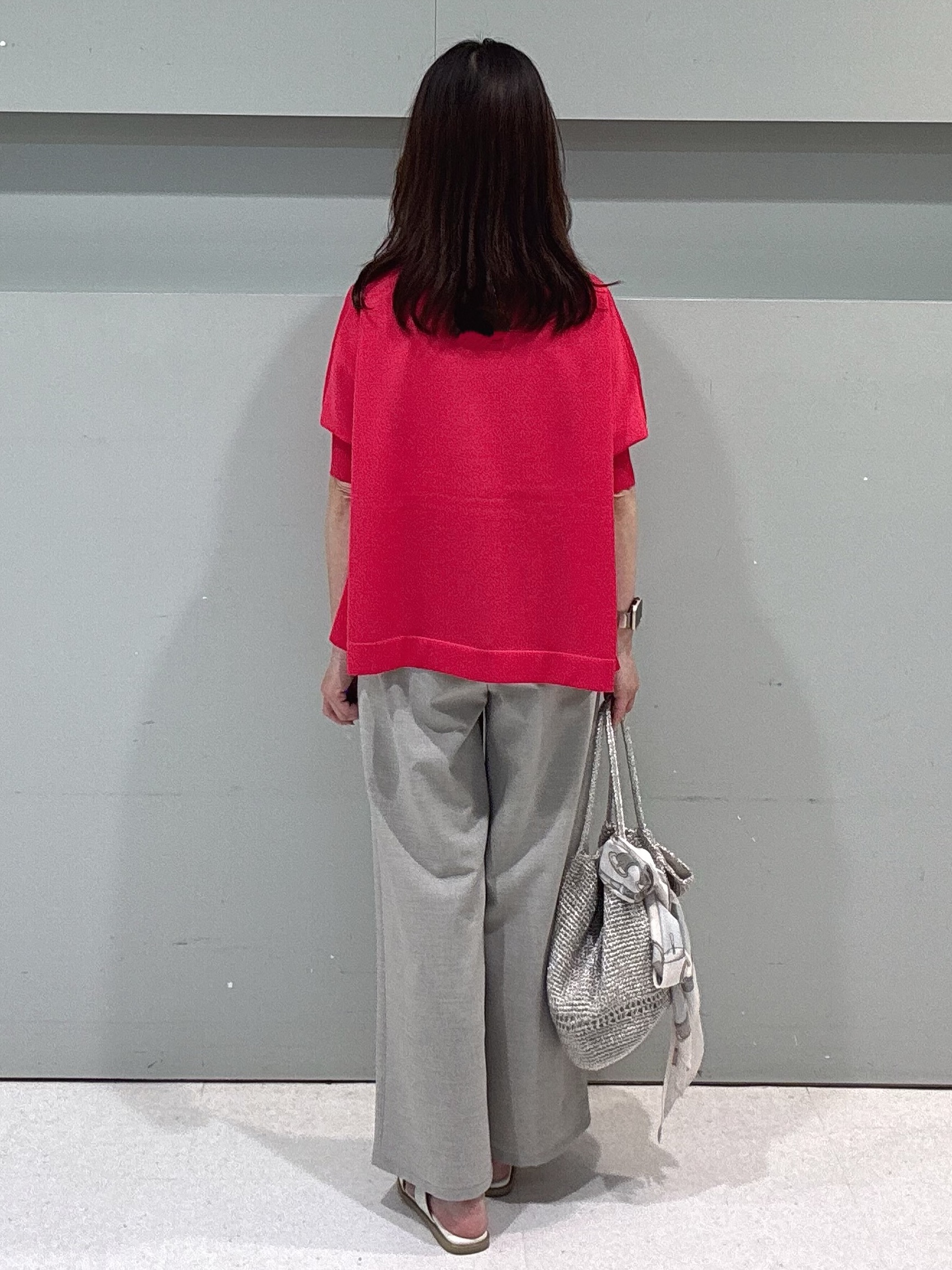 makiさんの「UNTITLED｜【アンサンブル可/洗える】シアーレーヨンニット」を使ったコーディネート
