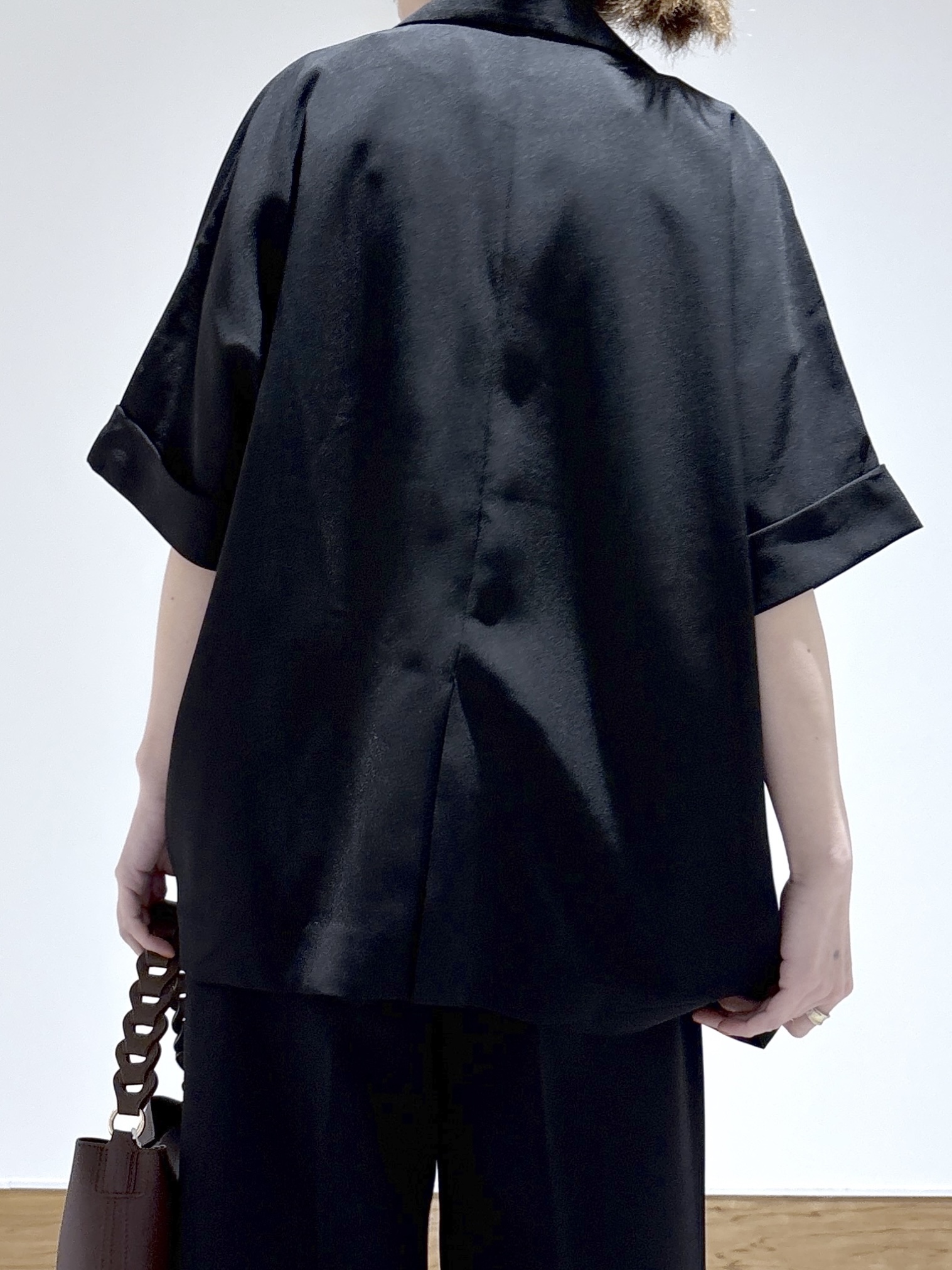 はなさんの「OPAQUE.CLIP｜【接触冷感／吸水速乾／防シワ】リネンライクテーラードジャケット《洗濯機OK》」を使ったコーディネート