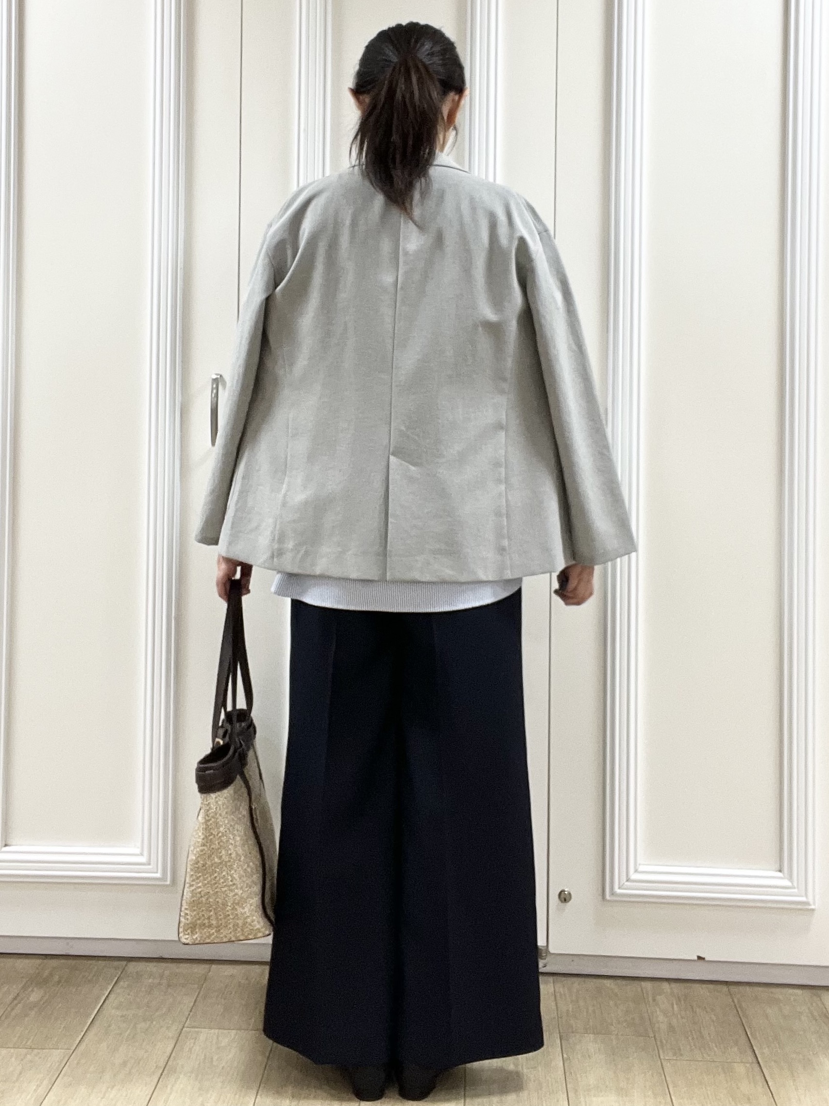 KAOさんの「Reflect｜【SS-4Lサイズ／接触冷感／シワになりにくい】リラクシーテーラードジャケット」を使ったコーディネート