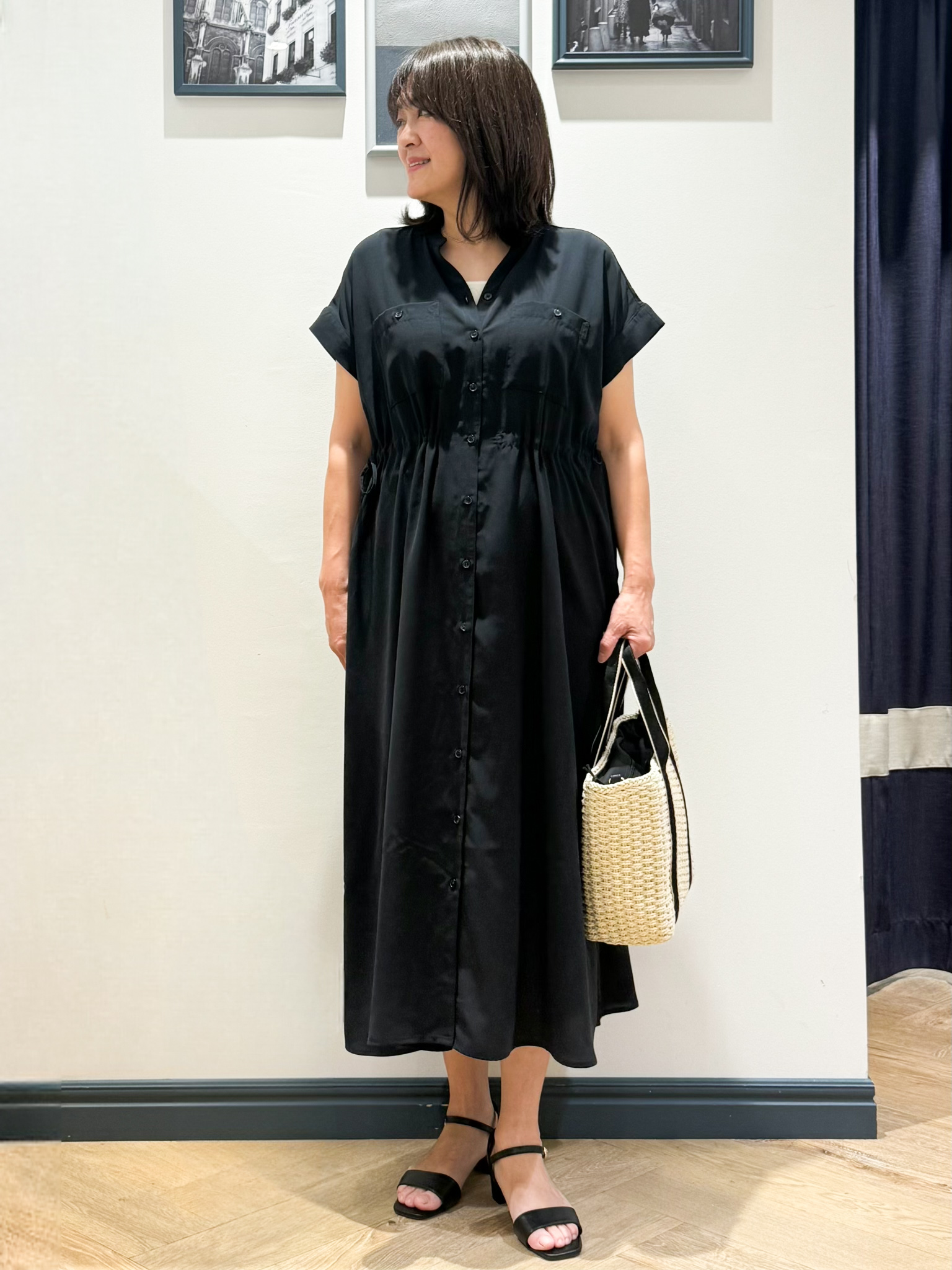 Lilyさんの「grove｜【洗濯機OK】朝晩の気温差に◎軽やかシアーナイロンフーディブルゾン」を使ったコーディネート
