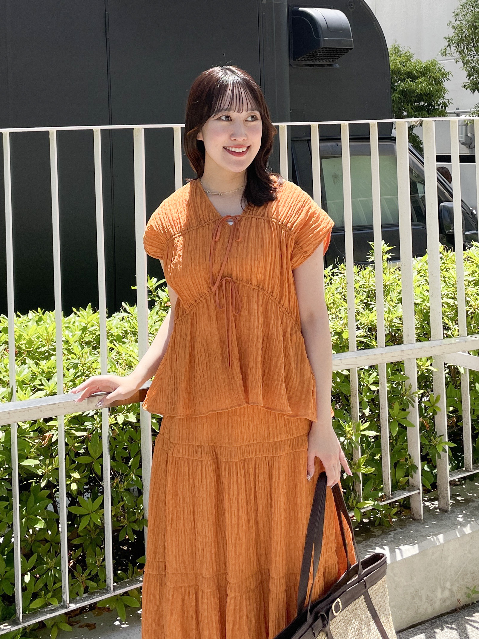 yukariさんの「Reflect｜【セットアップ可】ティアードデザインブブラウス」を使ったコーディネート