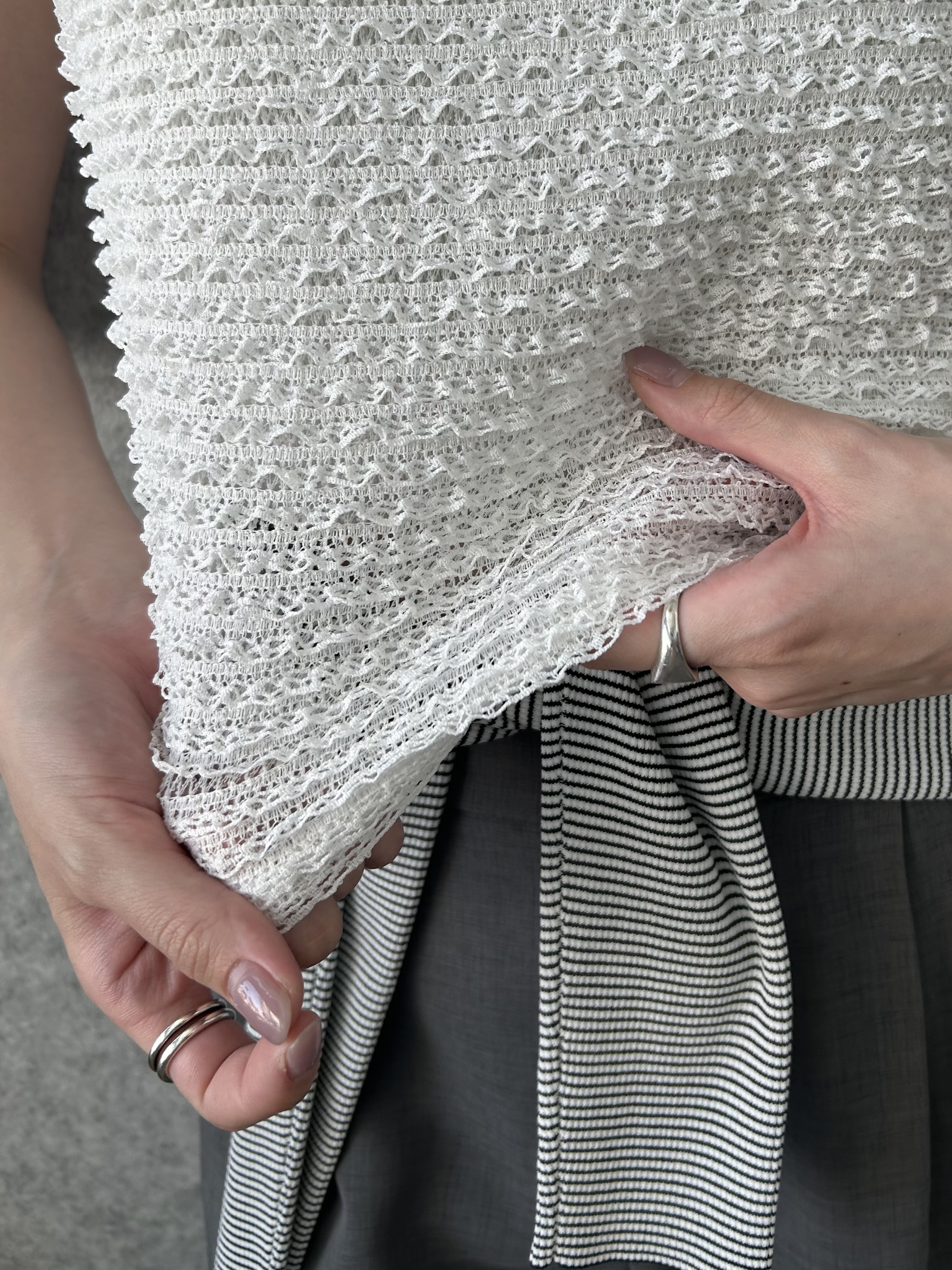 honoka Aさんの「CODE A｜frill mini tee」を使ったコーディネート