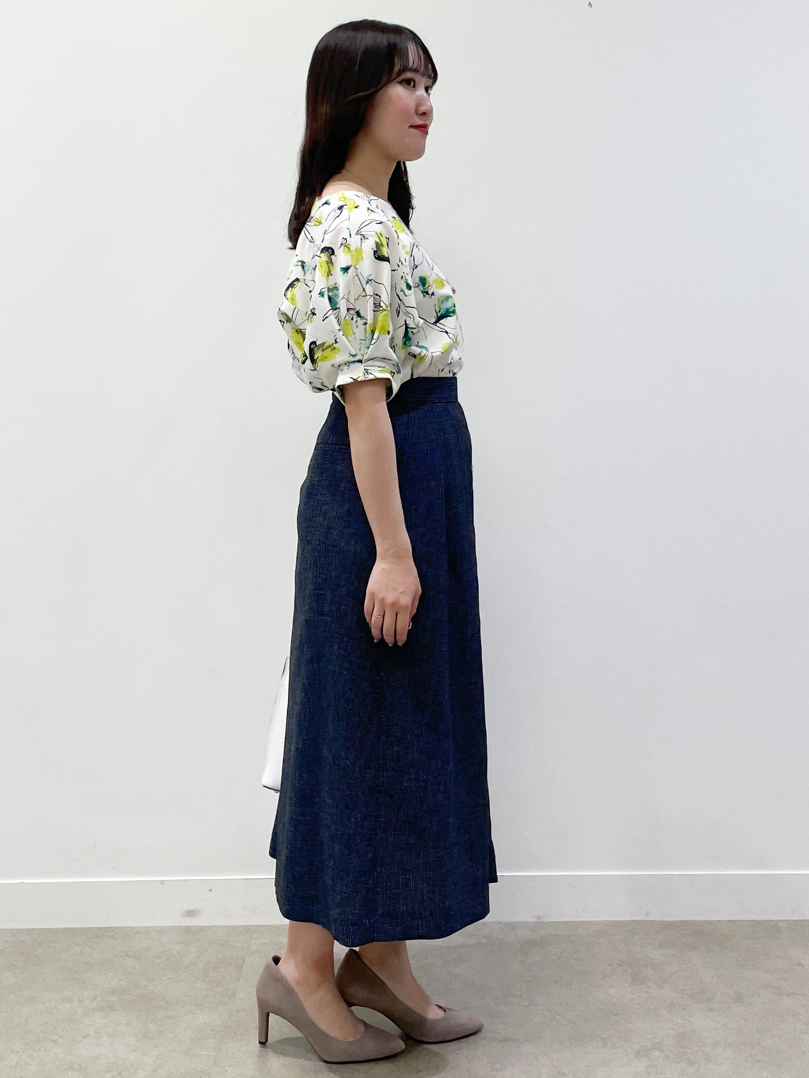 yukariさんの「Reflect｜【セットアップ可】ボタニカル調プリントブラウス」を使ったコーディネート