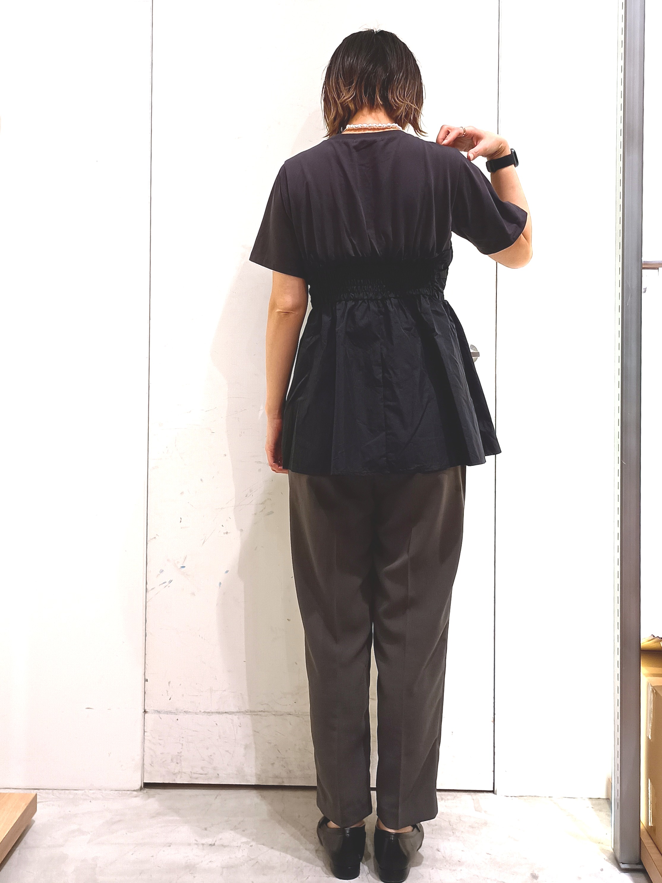 shinkoさんの「OPAQUE.CLIP｜ビスチェドッキングカットソー【洗濯機OK】」を使ったコーディネート