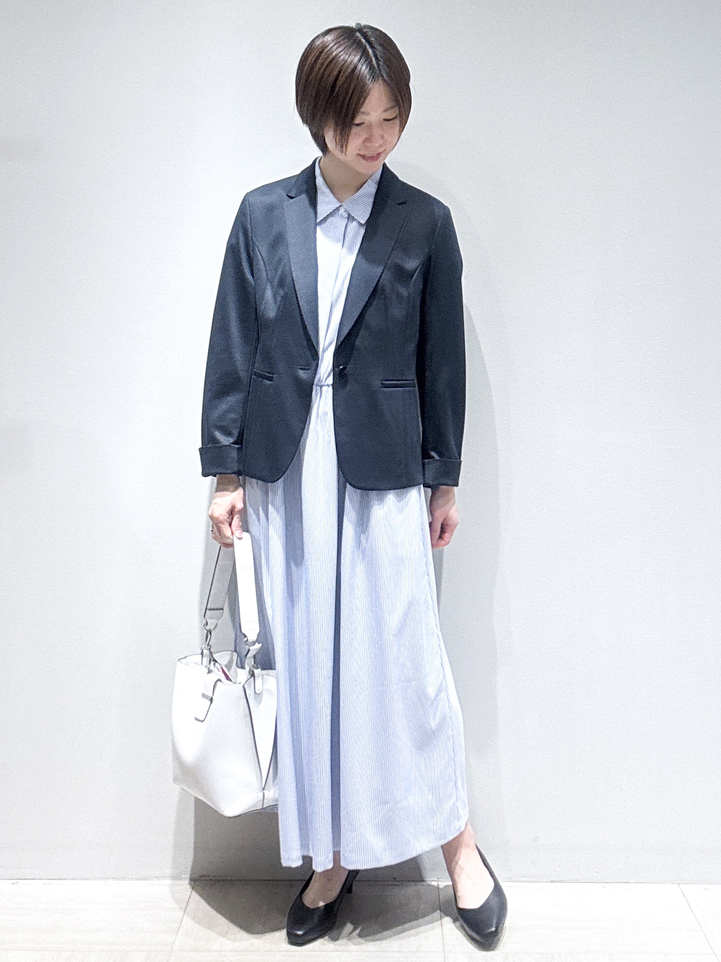 まちこさんの「Reflect｜【SS-4Lサイズ／UVカット／接触冷感】匠ジャケット／ベーシックテーラード」を使ったコーディネート