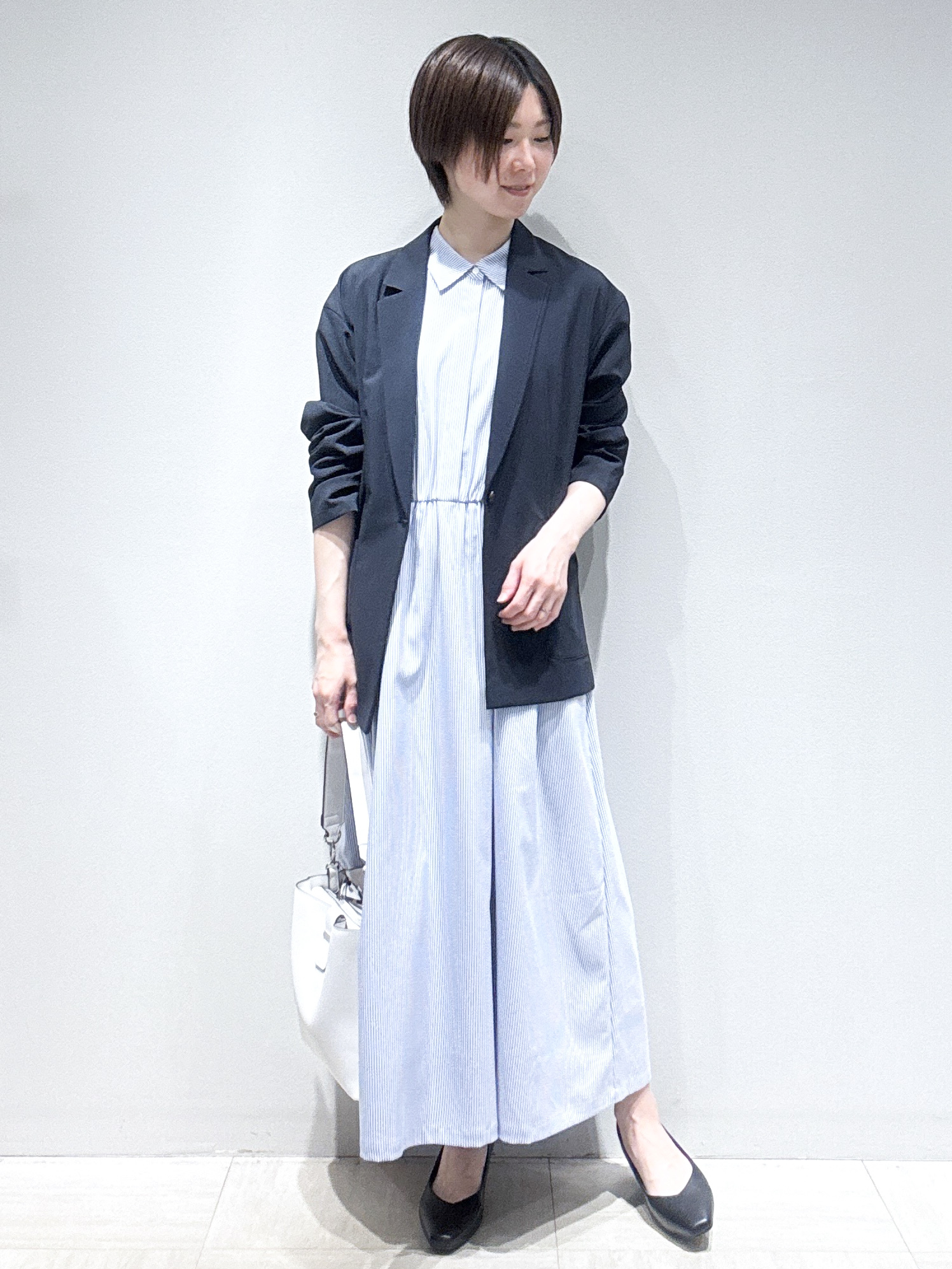 まちこさんの「Reflect｜【SS-4Lサイズ／接触冷感／シワになりにくい】リラクシーテーラードジャケット」を使ったコーディネート