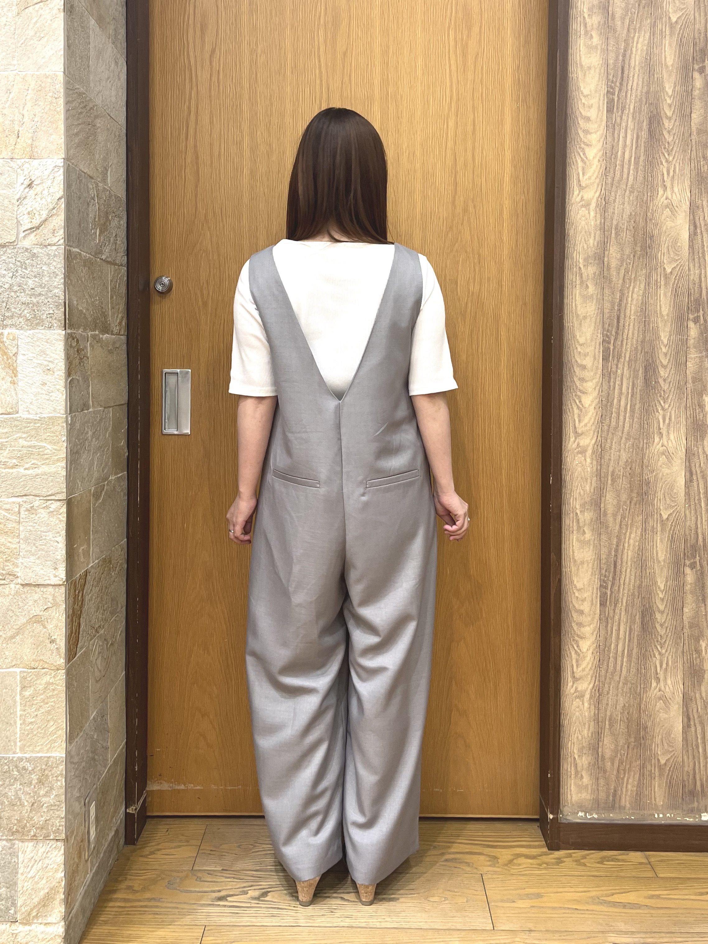 ゆっきーさんの「SHOO･LA･RUE｜【ネックアソート】裏ひんやりテレコ5分袖トップス」を使ったコーディネート