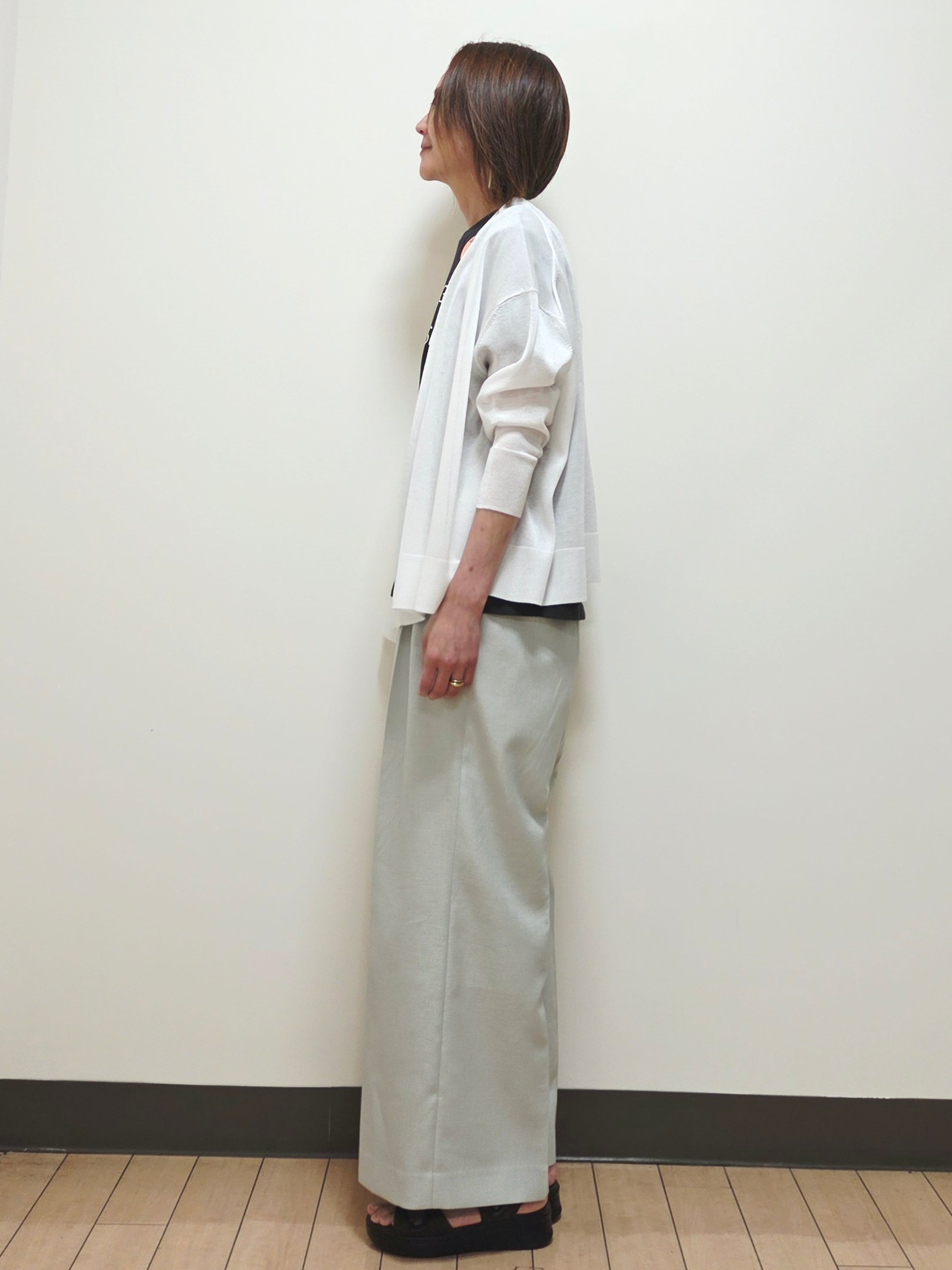 yuuさんの「Reflect｜【冷房対策に◎】すっきり見え着流しカーディガン」を使ったコーディネート