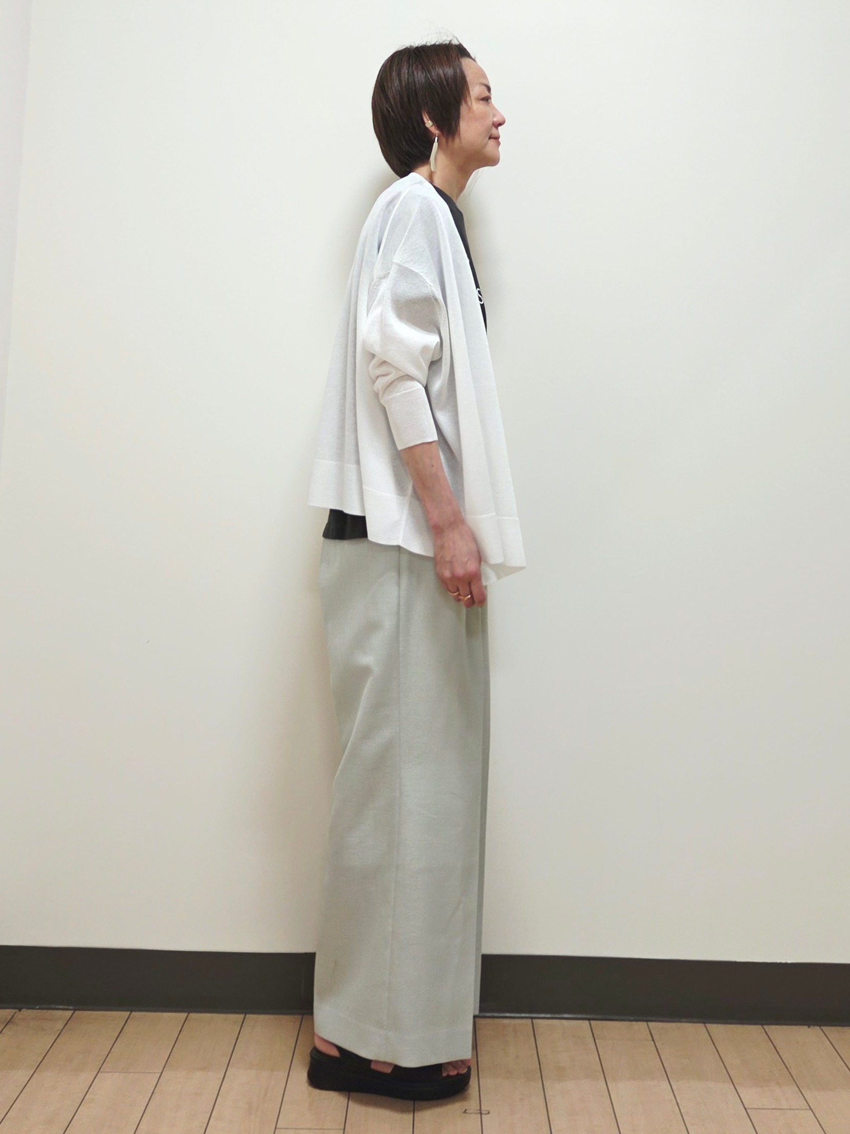 yuuさんの「Reflect｜【冷房対策に◎】すっきり見え着流しカーディガン」を使ったコーディネート