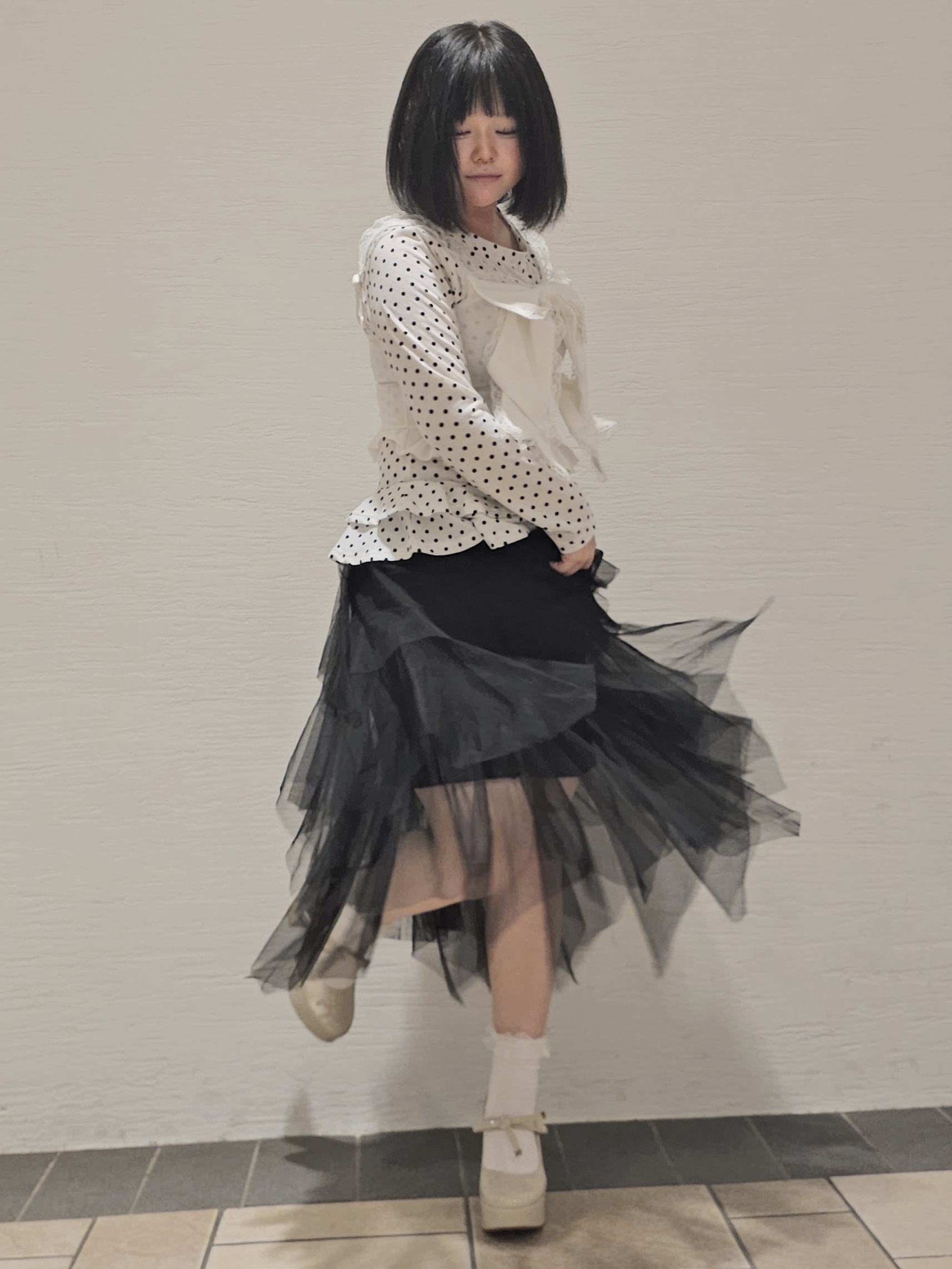 ayaneさんの「ESPERANZA｜リボン2WAYストームパンプス」を使ったコーディネート