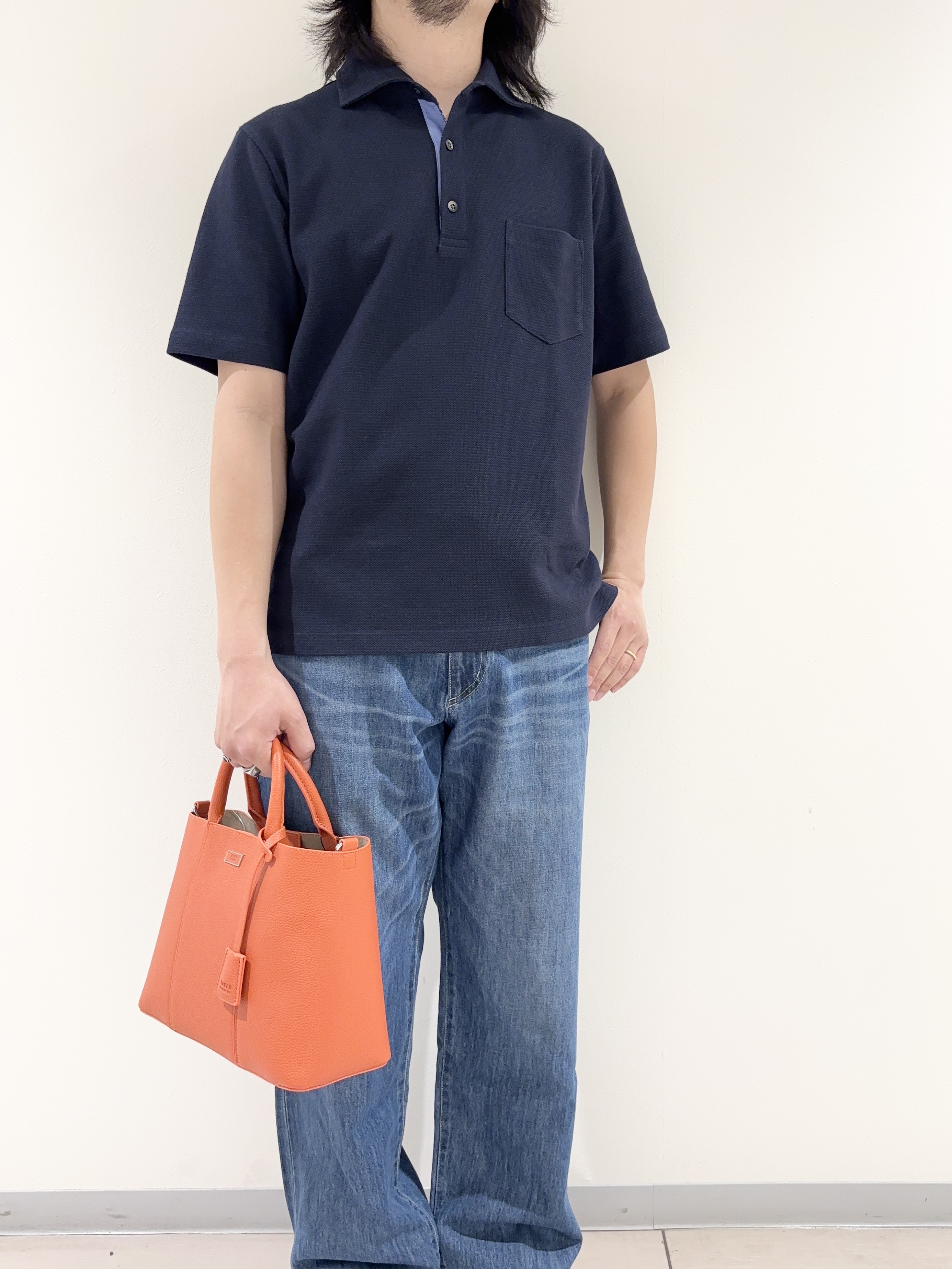 及川さんの「TAKEO KIKUCHI｜【抗菌防臭】ステイフレッシュ ポロシャツ」を使ったコーディネート