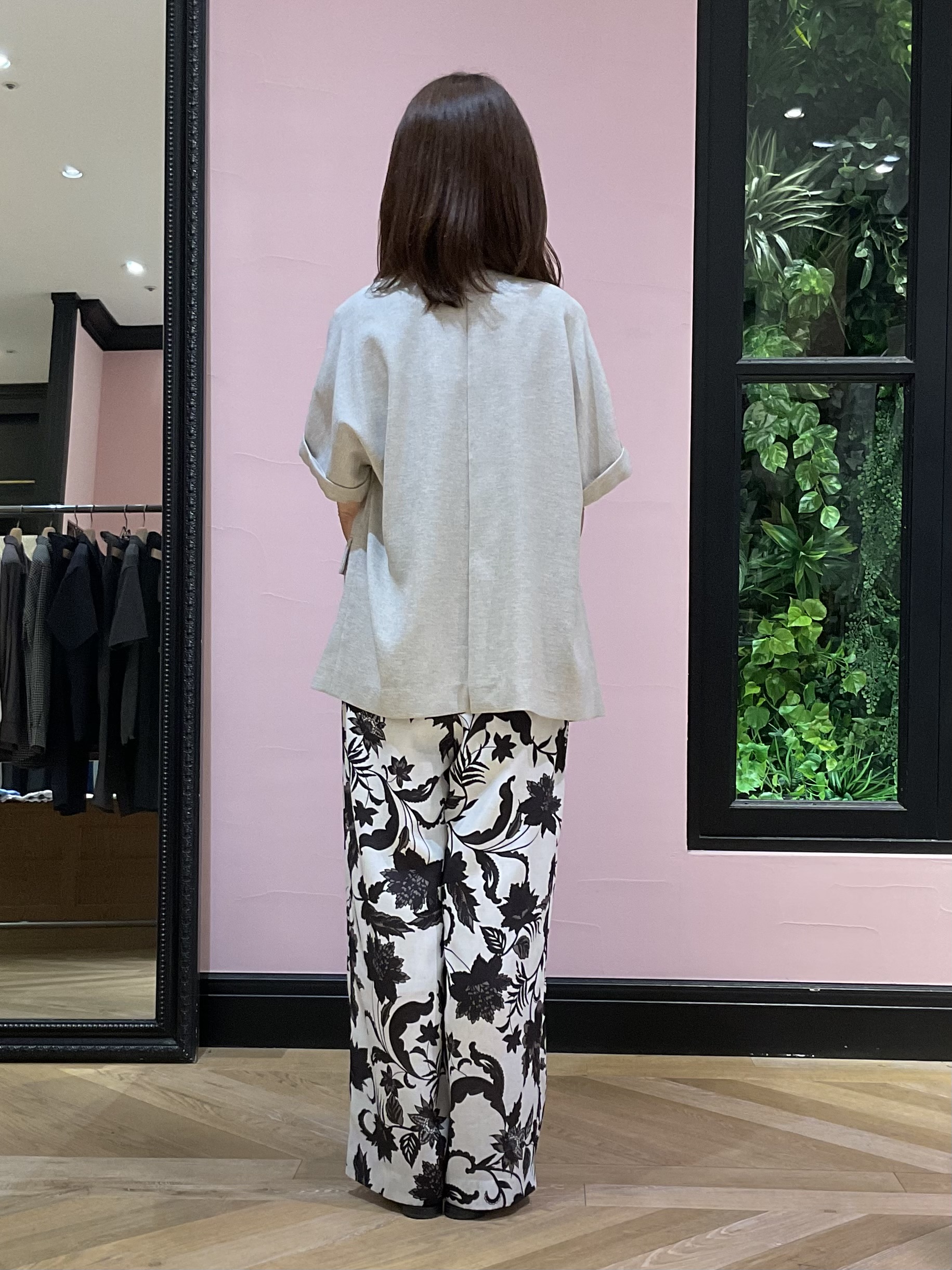 Hiwatashiさんの「DRESSTERIOR｜【セットアップ可/UVカット/接触冷感/吸水速乾】ウォッシャブル リネンライクドルマンジャケット」を使ったコーディネート