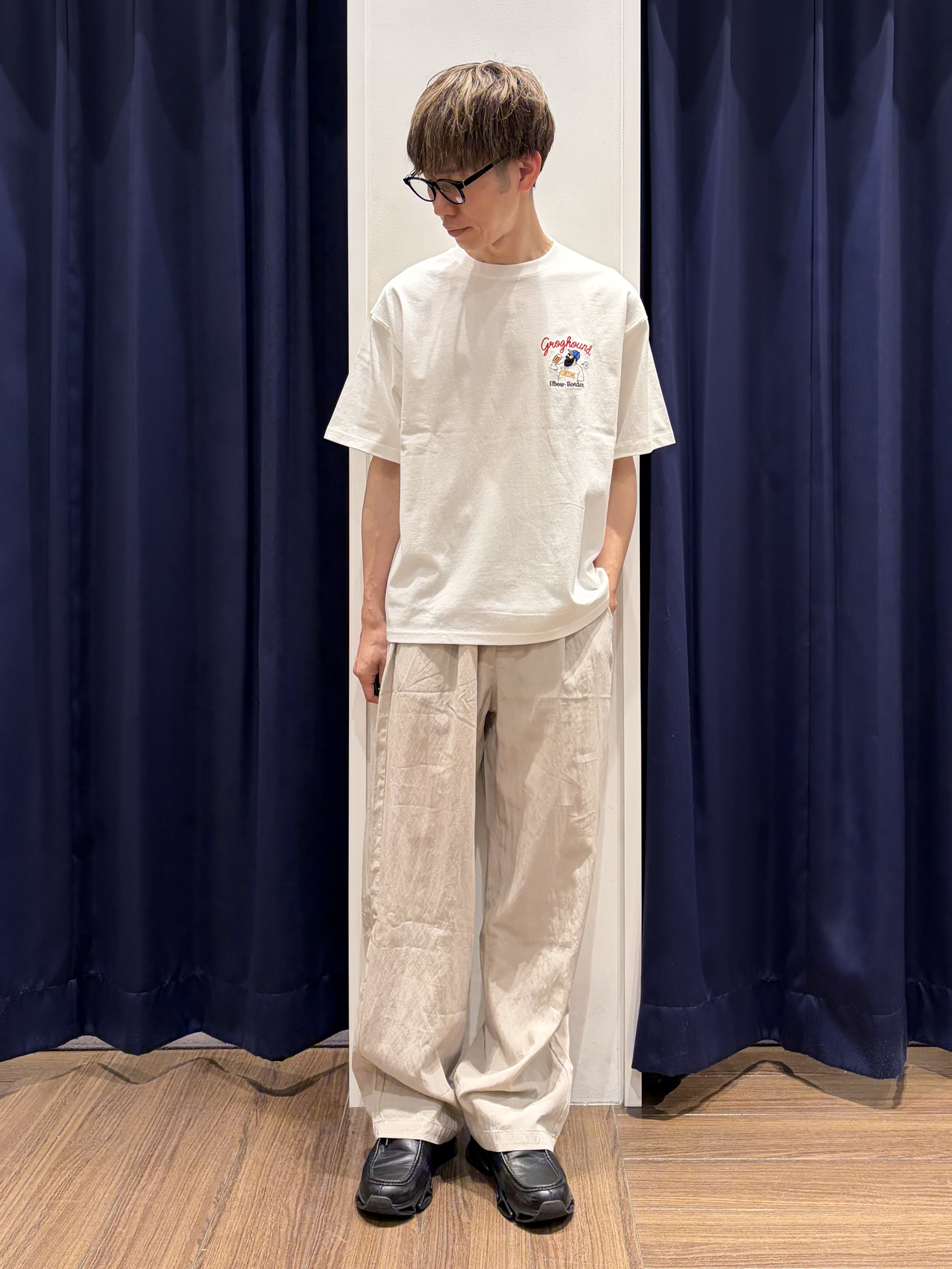つーじーさんの「THE SHOP TK｜【LINO FINE】 リネンライク半袖シャツ UVカット／イージーケア／吸水速乾／洗濯機OK／セッ」を使ったコーディネート