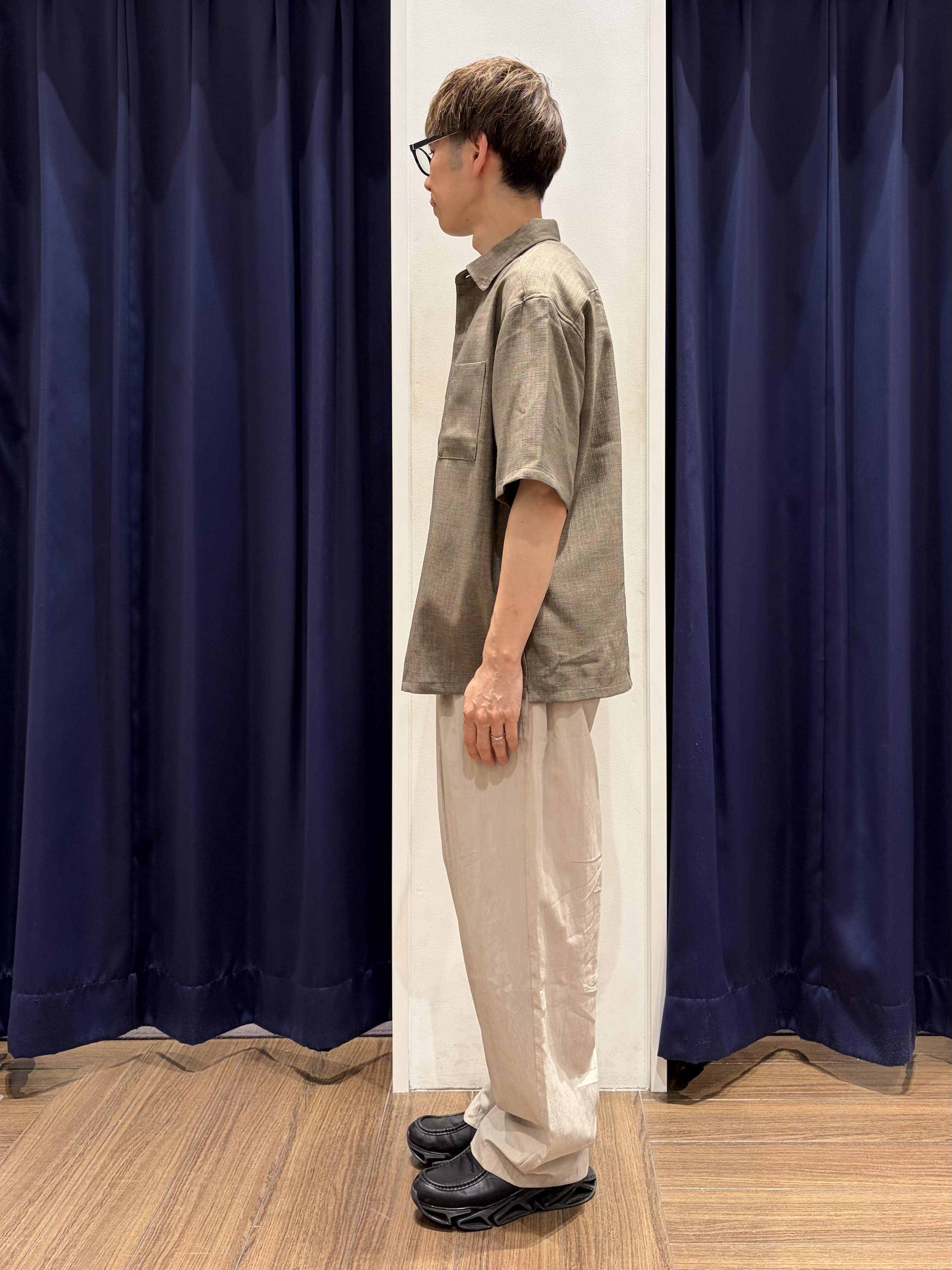 つーじーさんの「THE SHOP TK｜【LINO FINE】 リネンライク半袖シャツ UVカット／イージーケア／吸水速乾／洗濯機OK／セッ」を使ったコーディネート