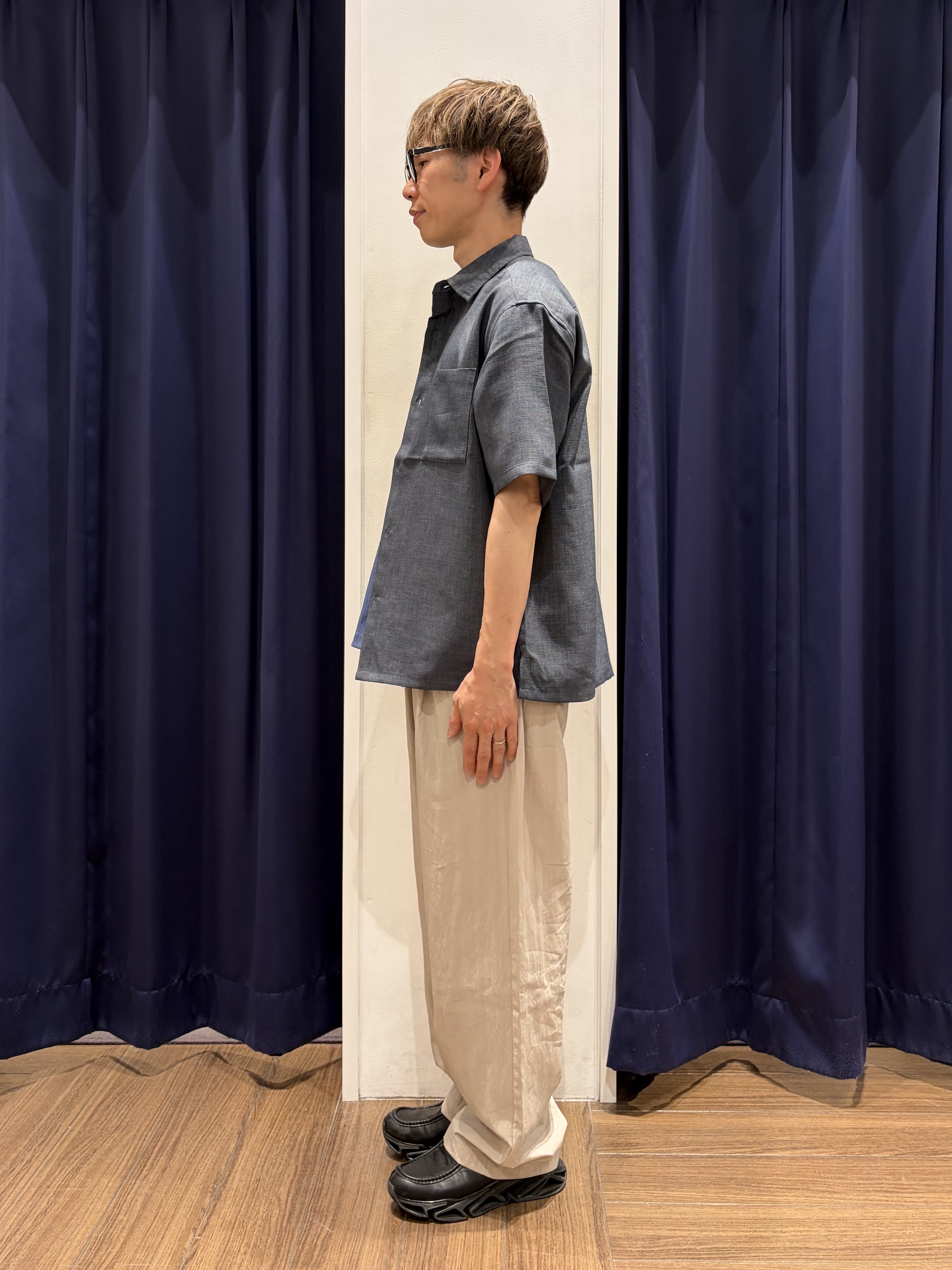 つーじーさんの「THE SHOP TK｜【LINO FINE】 リネンライク半袖シャツ UVカット／イージーケア／吸水速乾／洗濯機OK／セッ」を使ったコーディネート