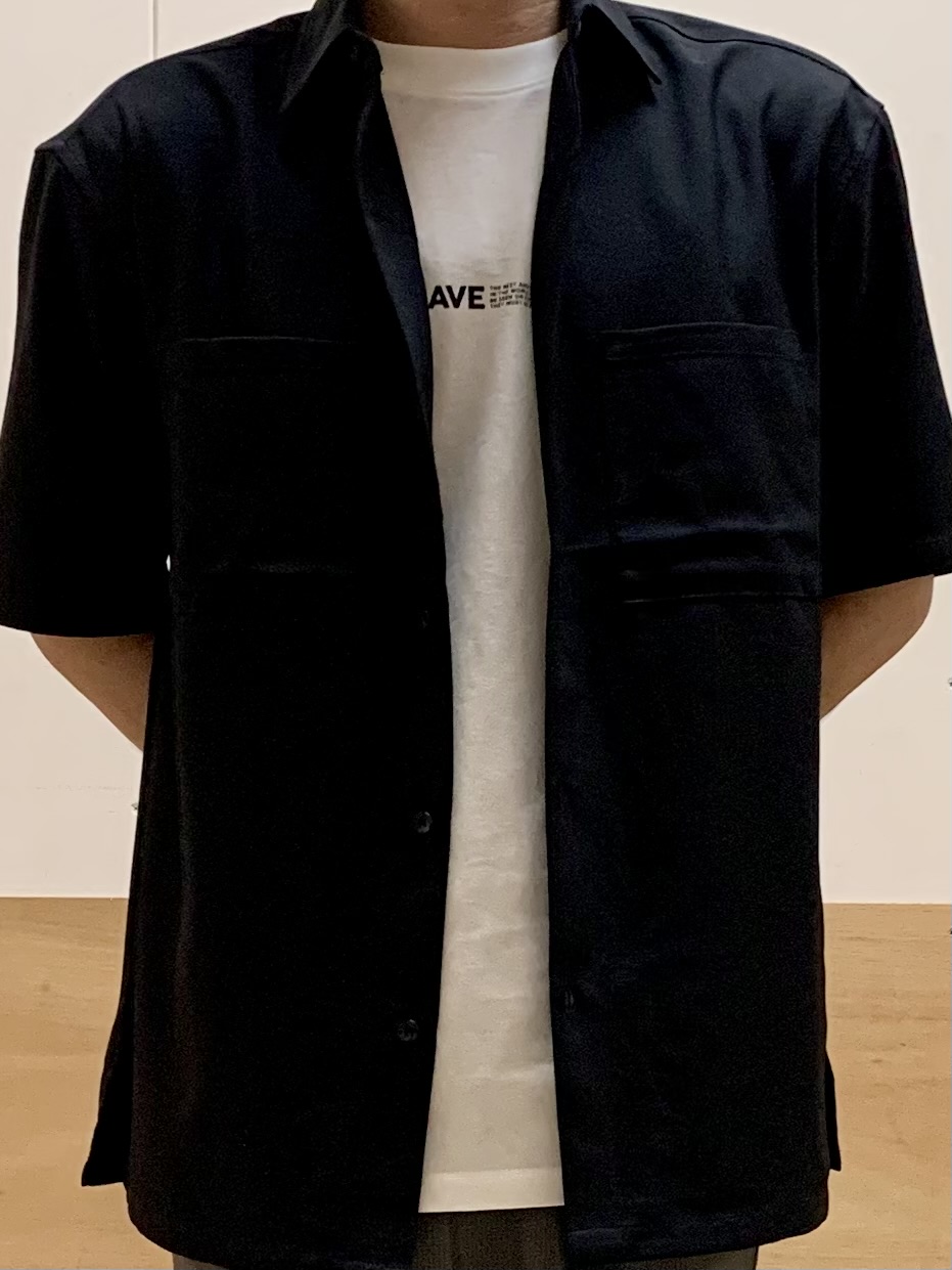 MATUさんの「THE SHOP TK｜LITE TEX ダブルフラップ半袖シャツ 接触冷感/吸水速乾/UVカット/アンチピリング/イージー」を使ったコーディネート