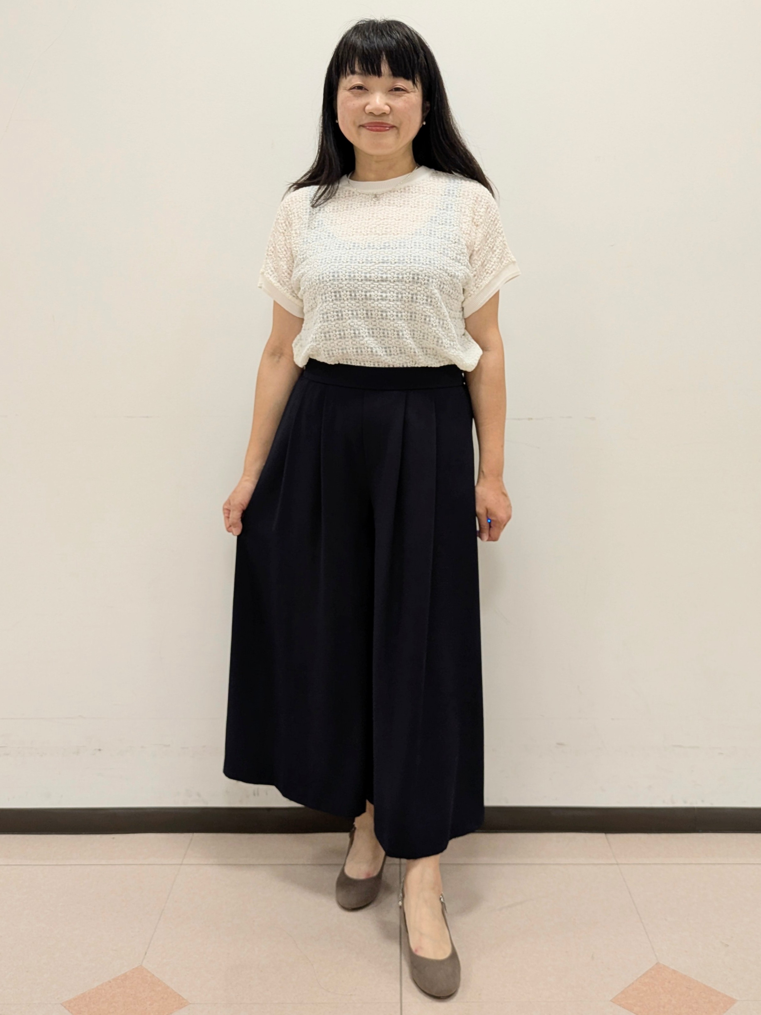 ともさんの「UNTITLED｜【古畑星夏さん着用/洗える】シアーブルゾン」を使ったコーディネート