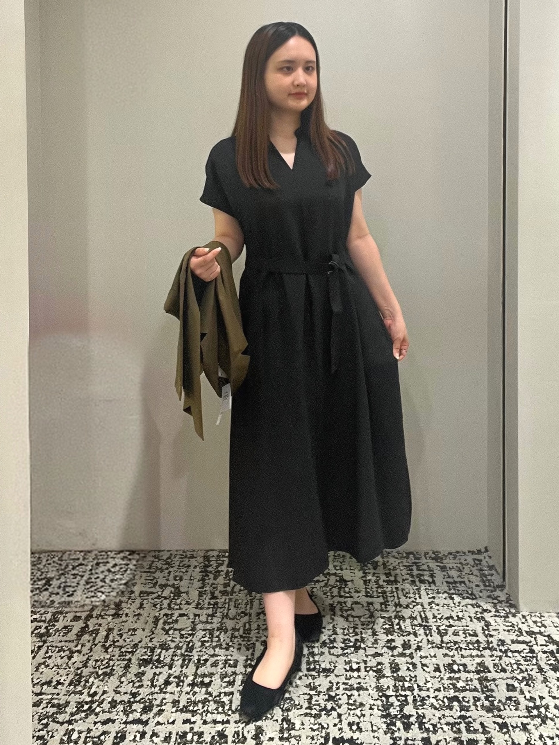 ELENAさんの「UNTITLED｜【セットアップ可/接触冷感/通気性】ドライシアーダブルジャケット」を使ったコーディネート