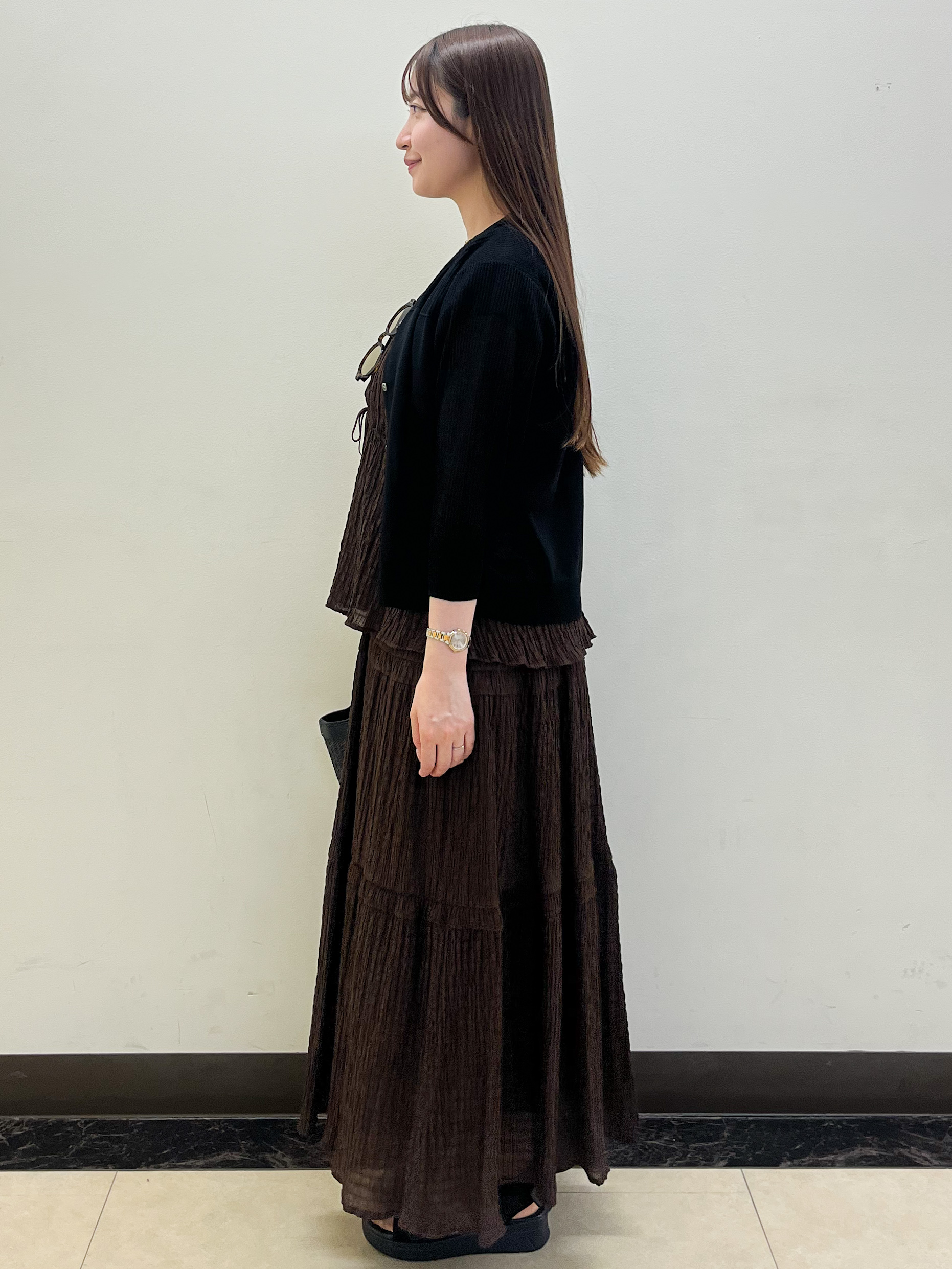 mikikoさんの「Reflect｜【セットアップ可】ティアードデザインブブラウス」を使ったコーディネート