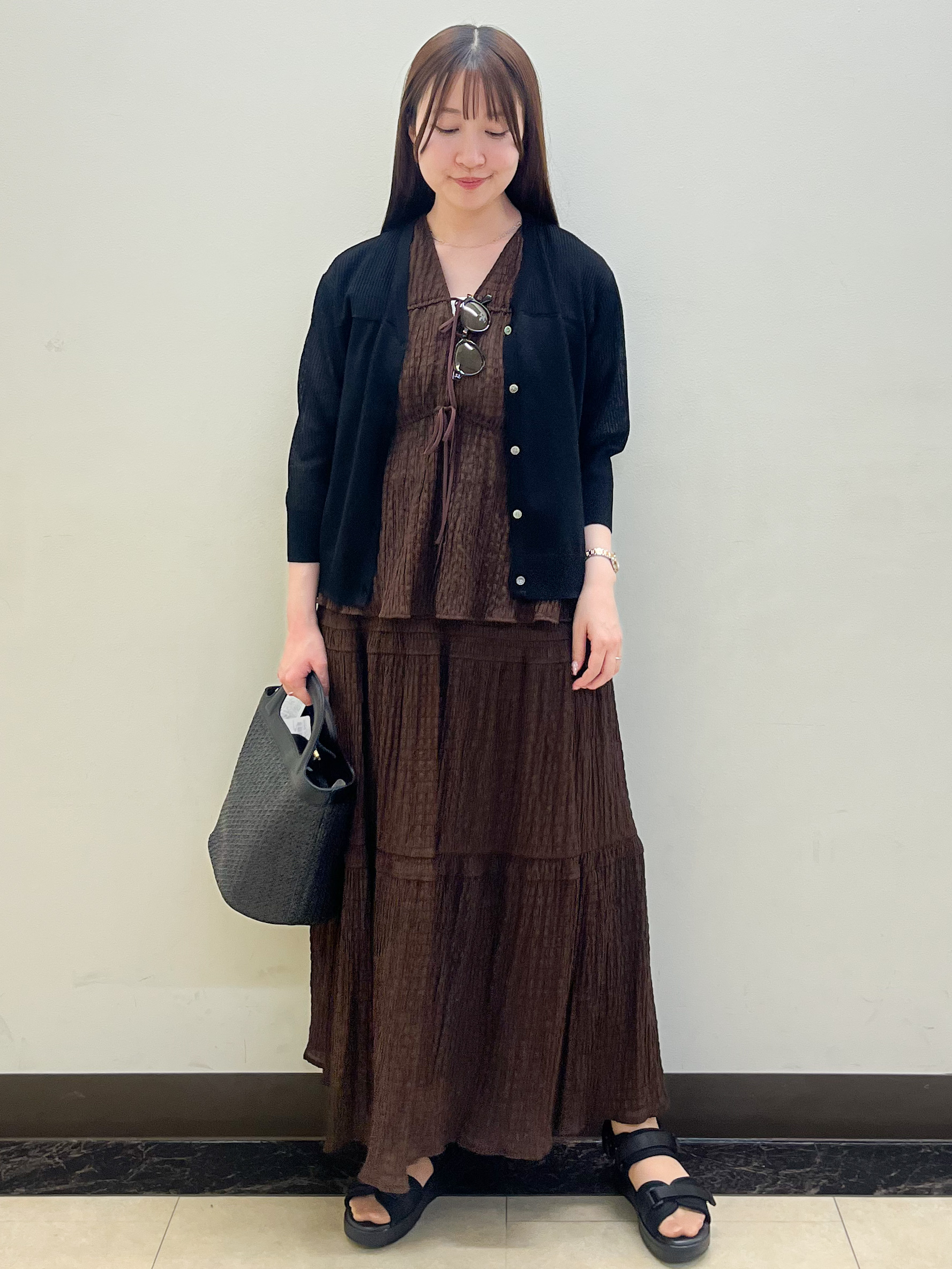 mikikoさんの「Reflect｜【セットアップ可】ティアードデザインブブラウス」を使ったコーディネート
