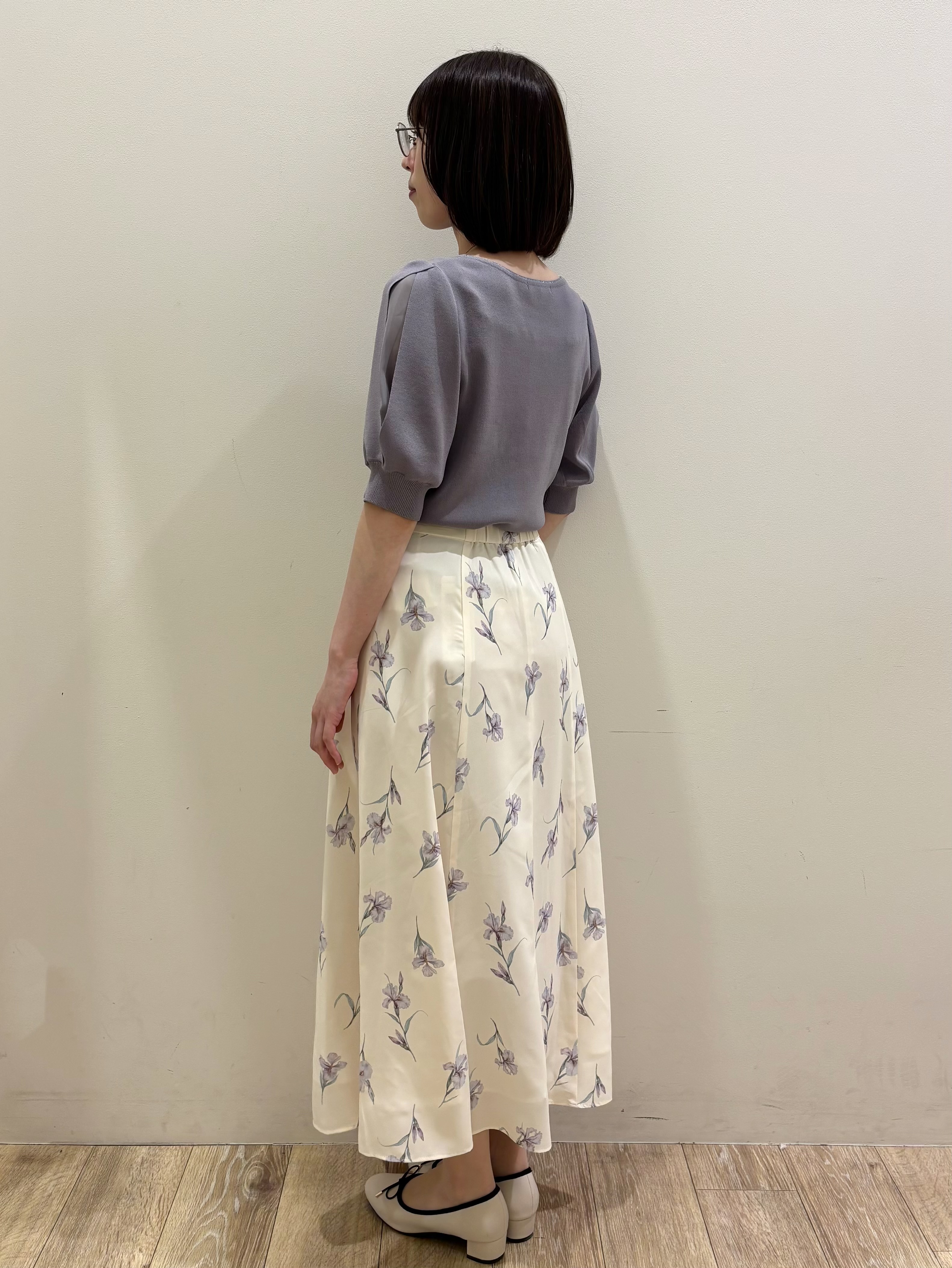 honamiさんの「index｜【接触冷感】クールタッチラップスリーブニット《UVケア／洗濯機OK／XS～3L／9col》」を使ったコーディネート