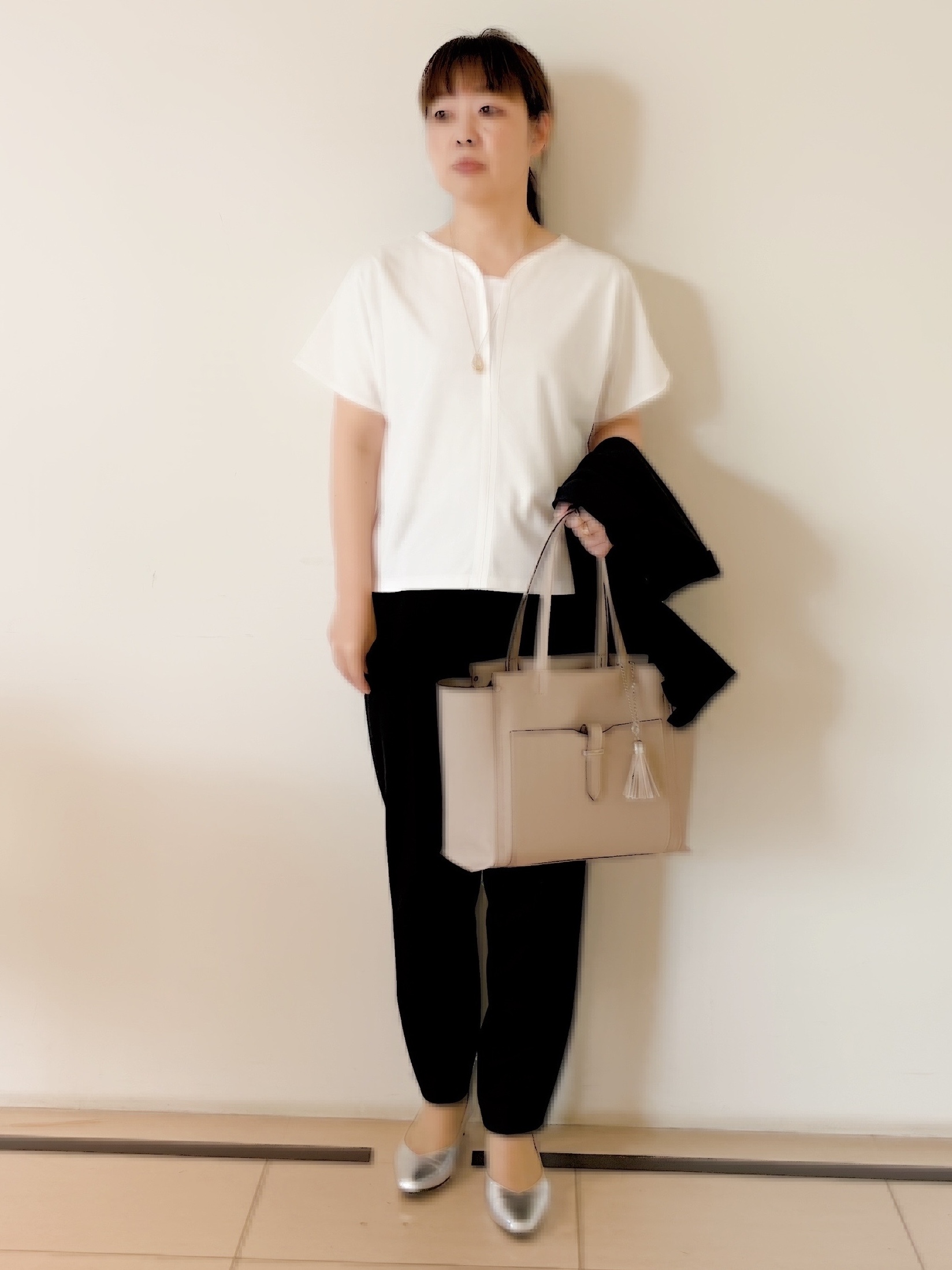 ひーさんの「Reflect｜【SS-4Lサイズ／UVカット／接触冷感】匠ジャケット／ロングテーラード」を使ったコーディネート